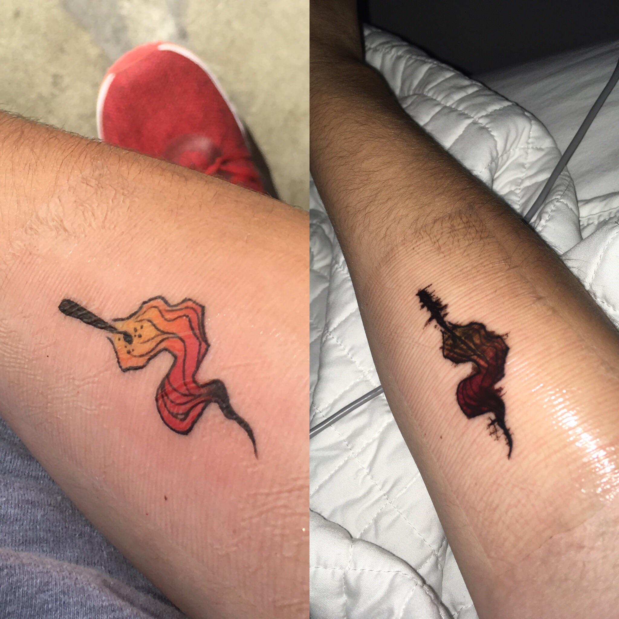 Some people will tell you that they need to change it the next morning after the tattoo and then leave it on for three days. First Time Using Saniderm Is This Normal Tattoo