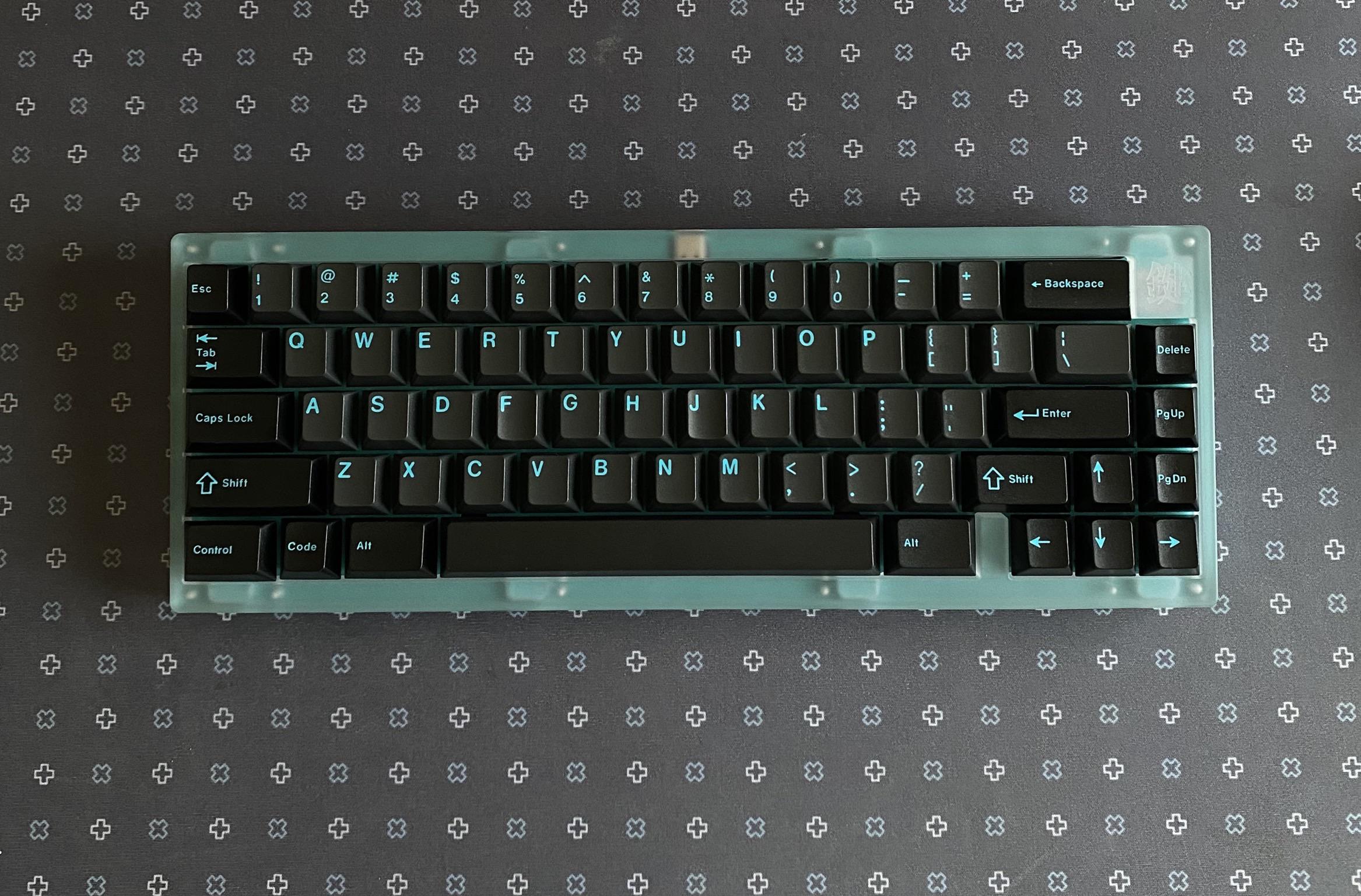 Gmk Sky Modo On Fox Lab Key 65 Mechanicalkeyboards