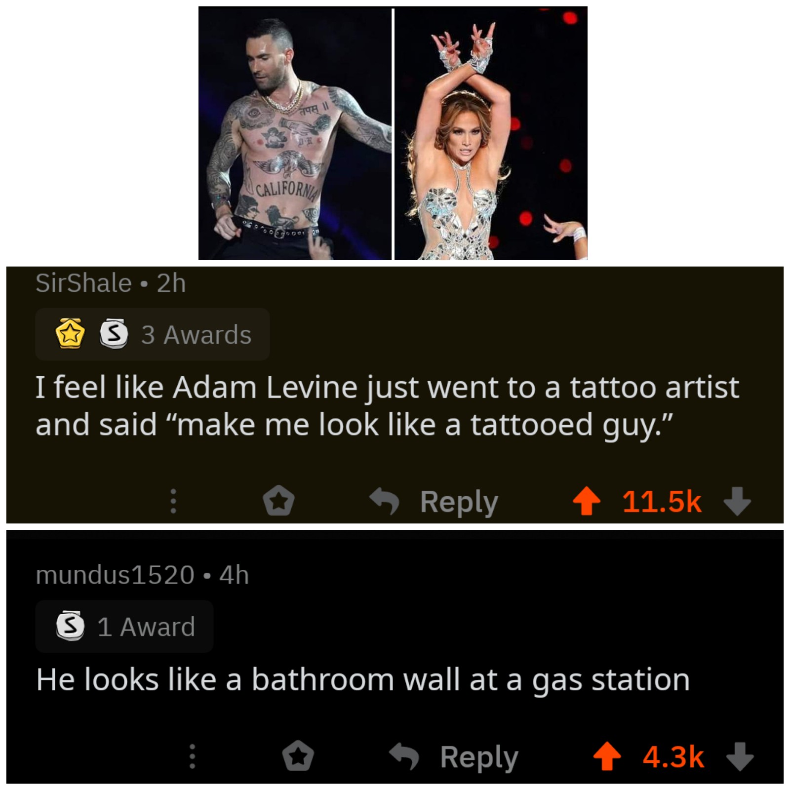 On Adam Levine's Tattoos : R/Rareinsults 1600_x_1600_jpg