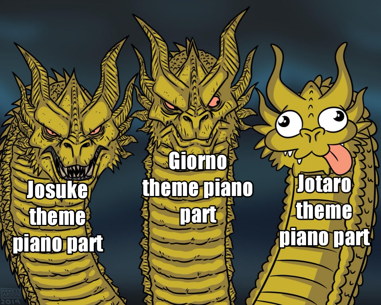 Jotaro's theme (from jojo's bizarre adventure: Despite This Jotaro Theme Is Very Good Anime R Shitpostcrusaders