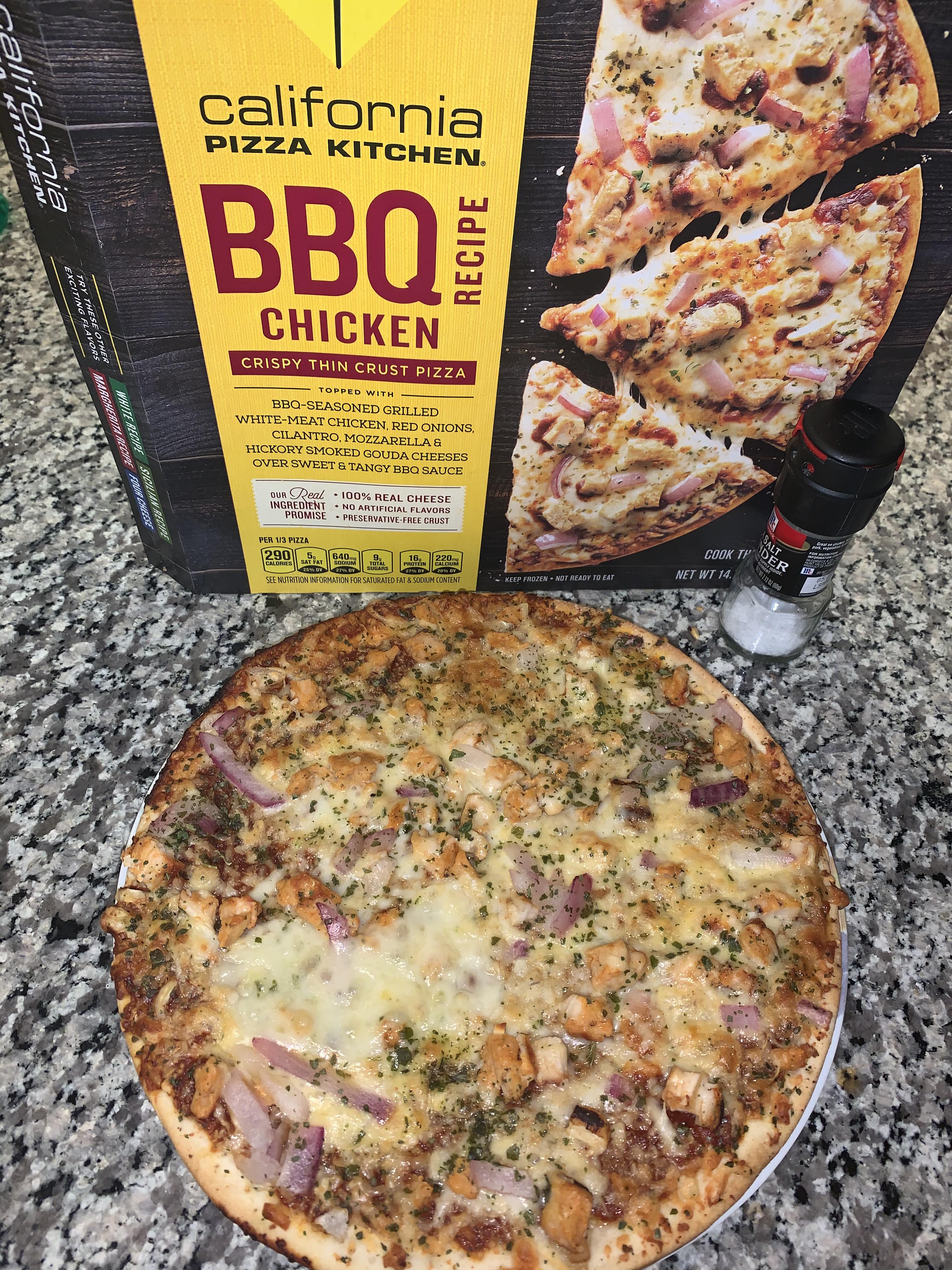 Americans consume 4000 mg of sodium daily when the maximum recommended amount is 2300mg for healthy adults. California Pizza Kitchen Bbq Chicken Frozendinners