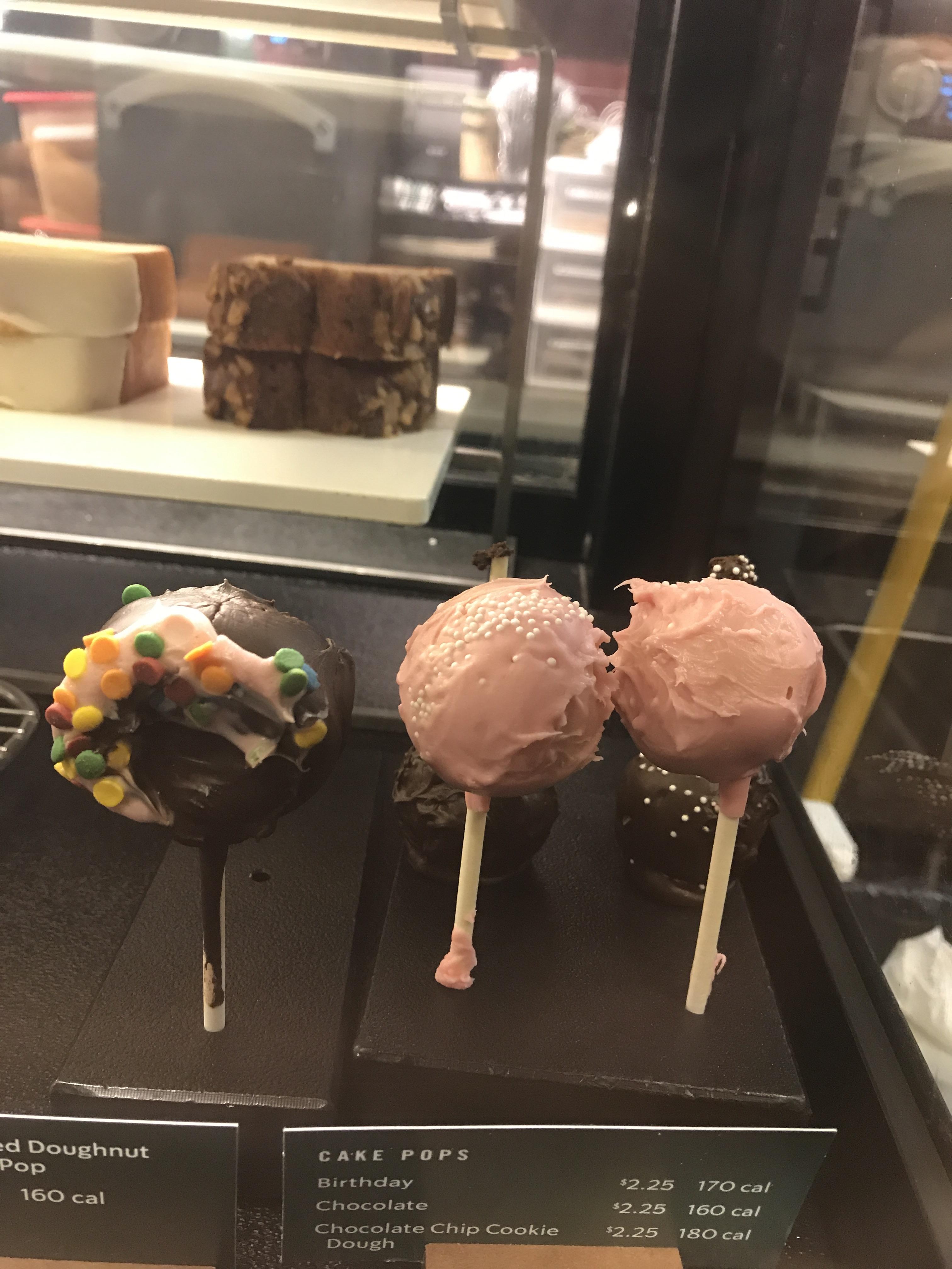 Drain off excess chocolate and then immediately add sprinkles. Simple Way To Cookie Dough Cake Pops Starbucks