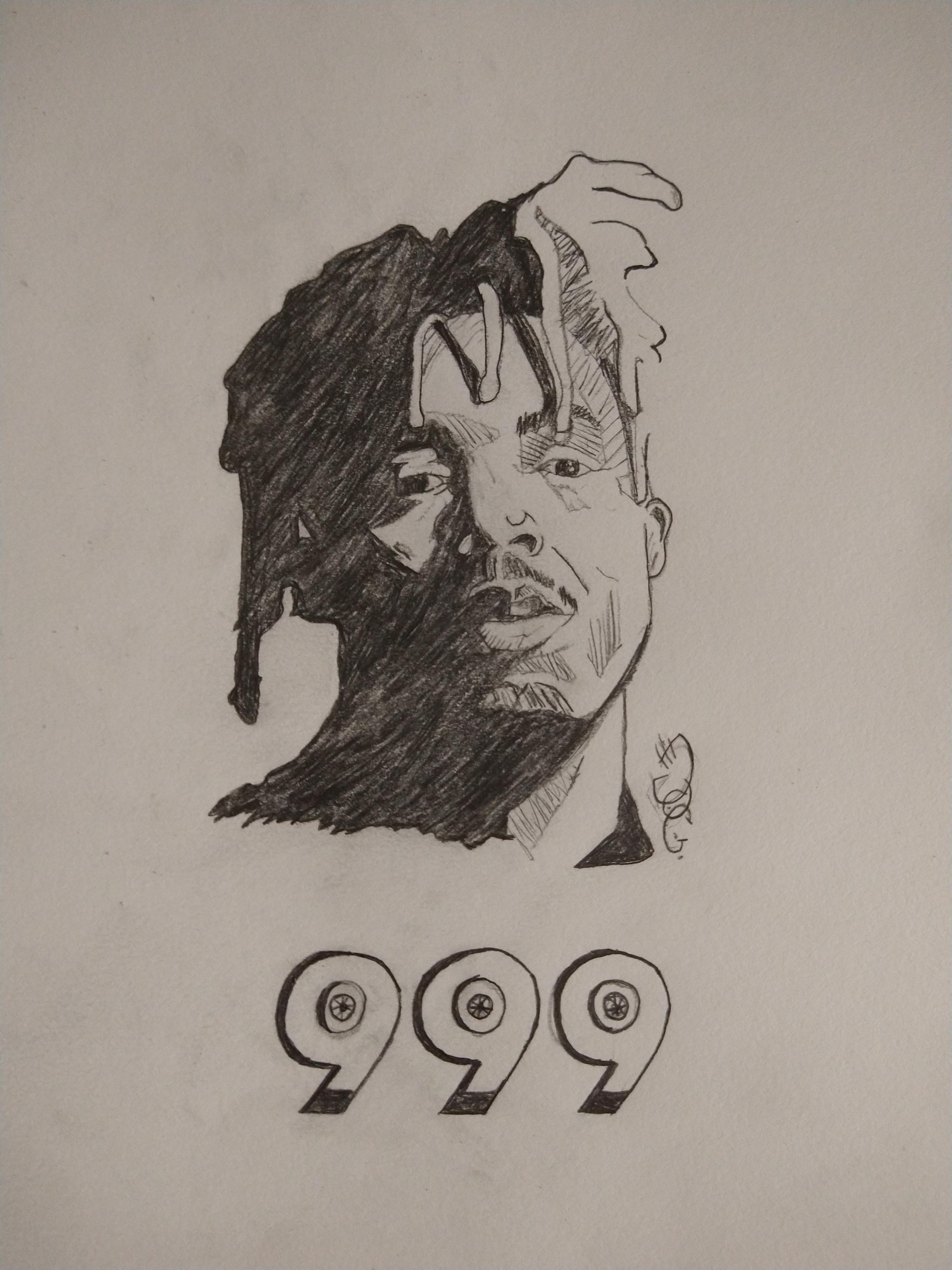 Fan art literally my first drawing ever for armed &amp; Juice Wrld Fan Art Rappers