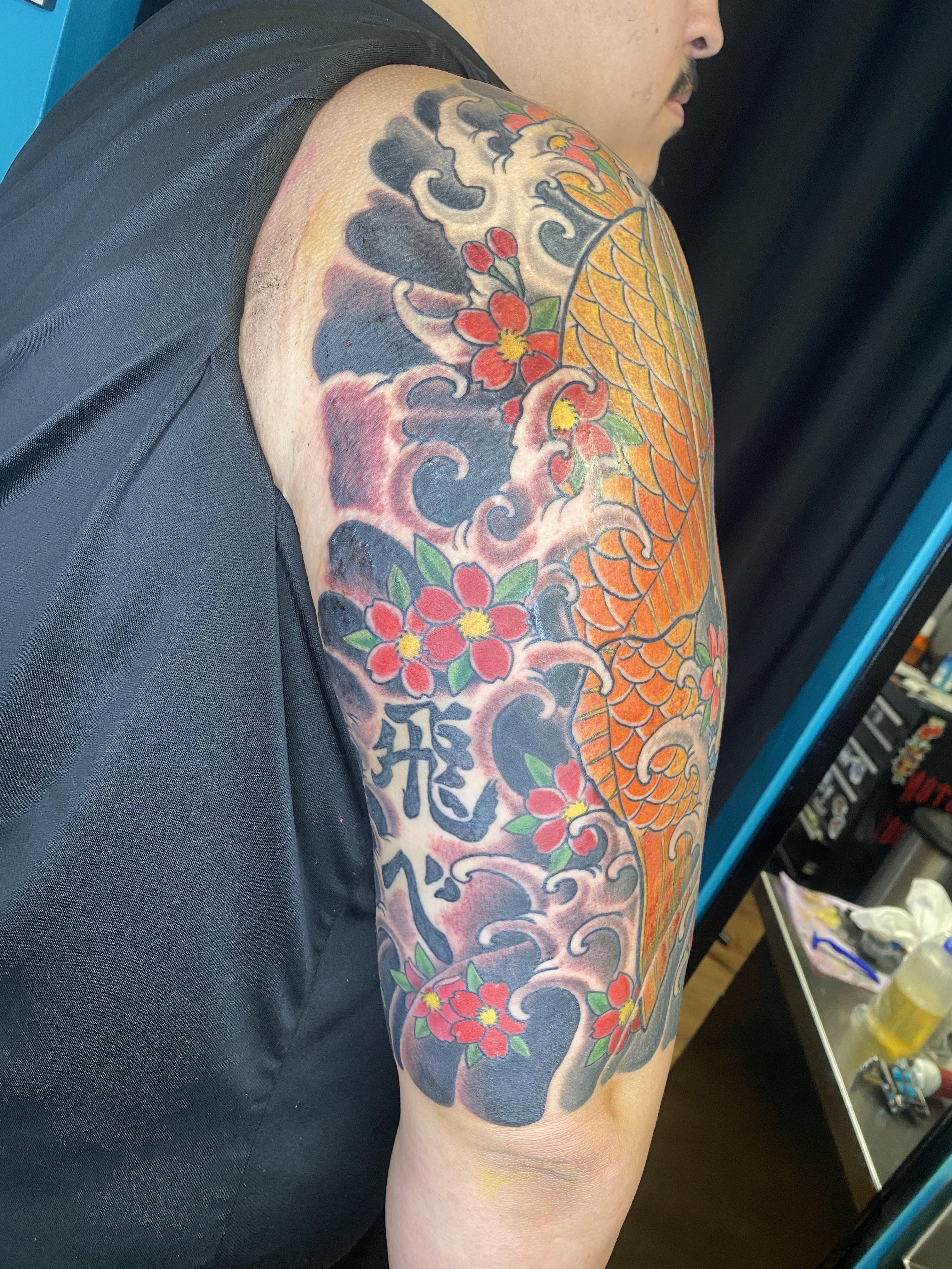 My Finished Fly Tattoo. The Next Tattoo I Want To Get Is A Crow. : R/Haikyuu 4032_x_3024_jpg