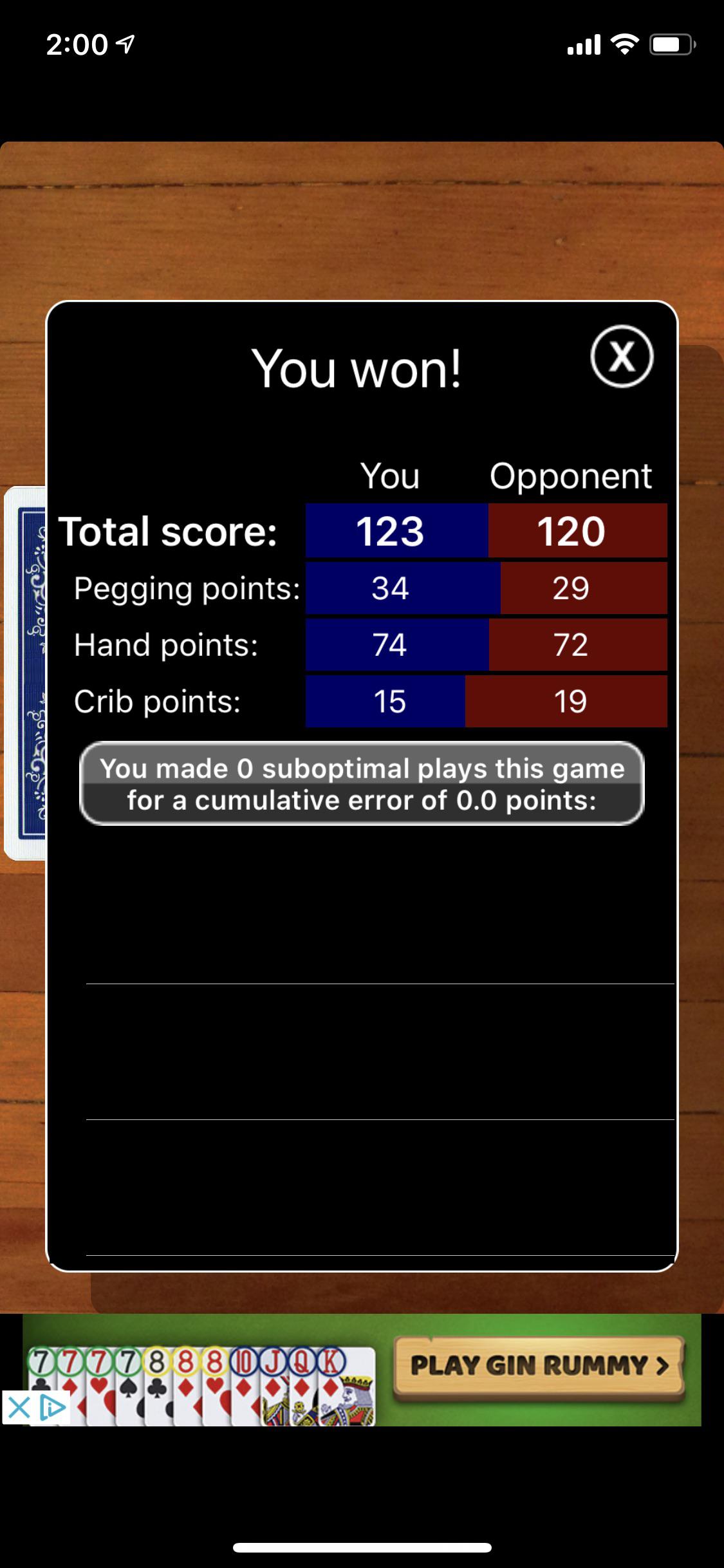 In other words, they can . Cribbage Classic Clearly Cheats On Pro Difficulty Felt Good To Break A Losing Streak With A Perfect Game R Cribbage