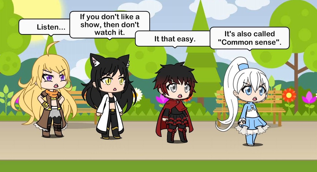 Would you rather have a rewind button or a pause button on your life? Good Advice by Gacha Life RWBY ‏ : RWBY