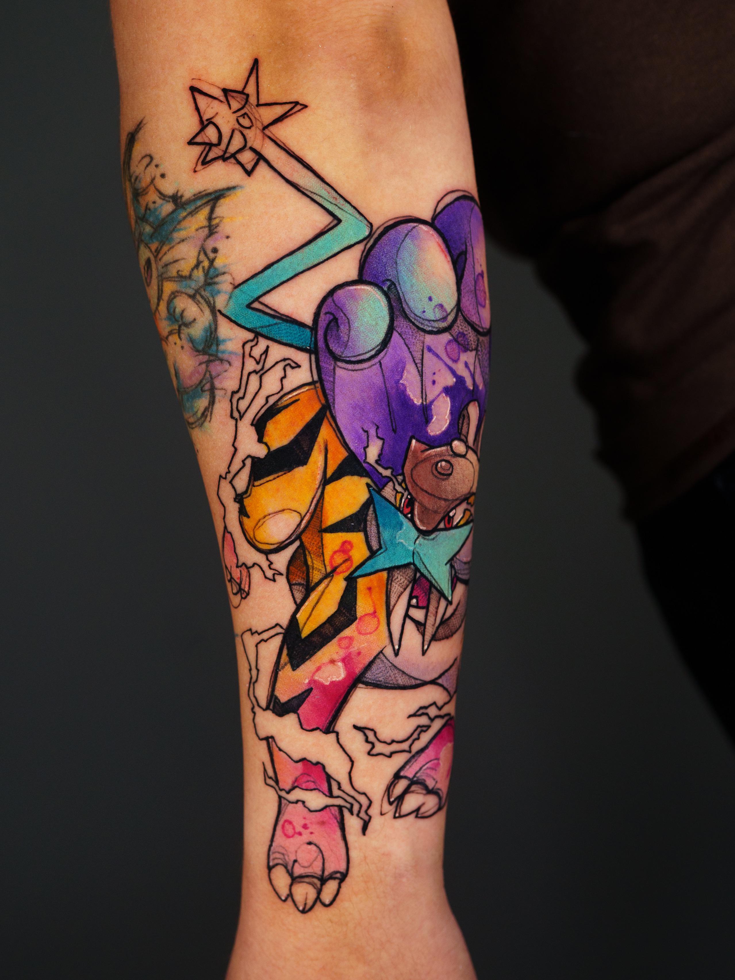 My Raikou Tattoo! I Wanted To Show It Off To Fellow Pokémon Lovers. Done By Aj At Eden Body Art Studios In Dallas! : R/Pokemon 3410_x_2557_jpg