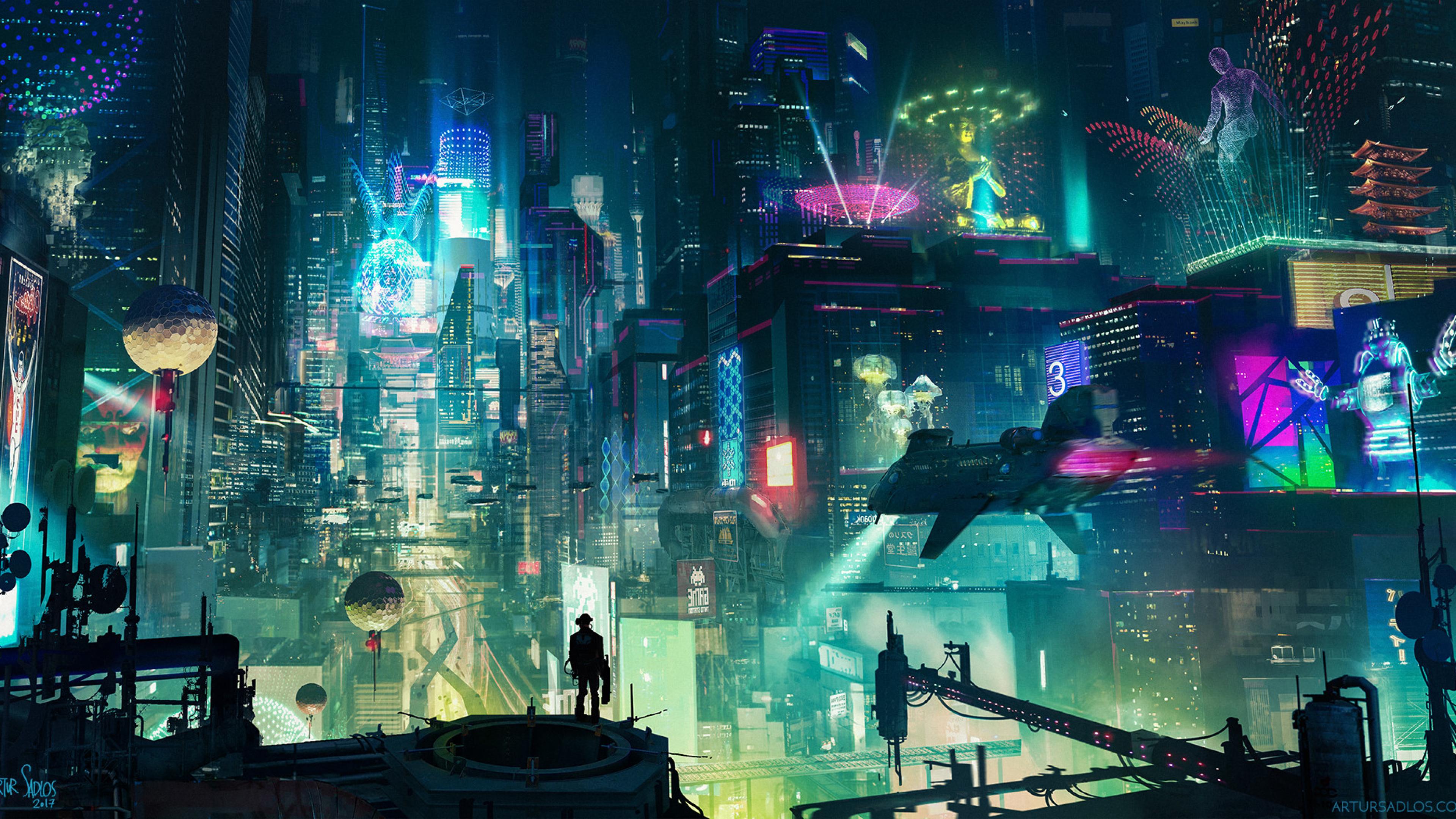 Download sci fi city wallpaper 4k for desktop or mobile device. Sci Fi City 3840x2160 R Wallpapers