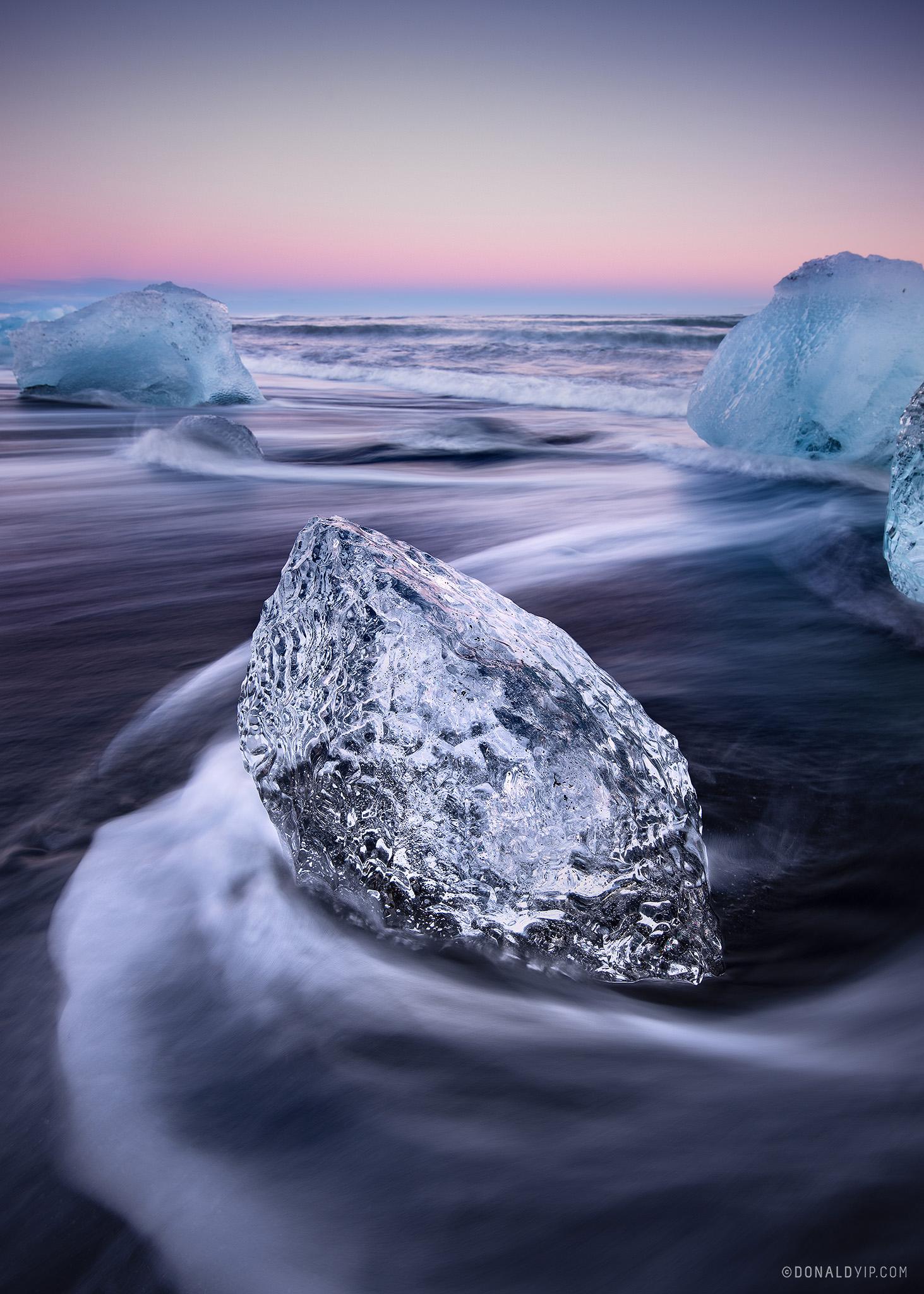 Located around six kilometres from the capital, this beach is also one of the most visited attractions in iceland. A Diamond in the Rough - Diamond Beach, Iceland [OC