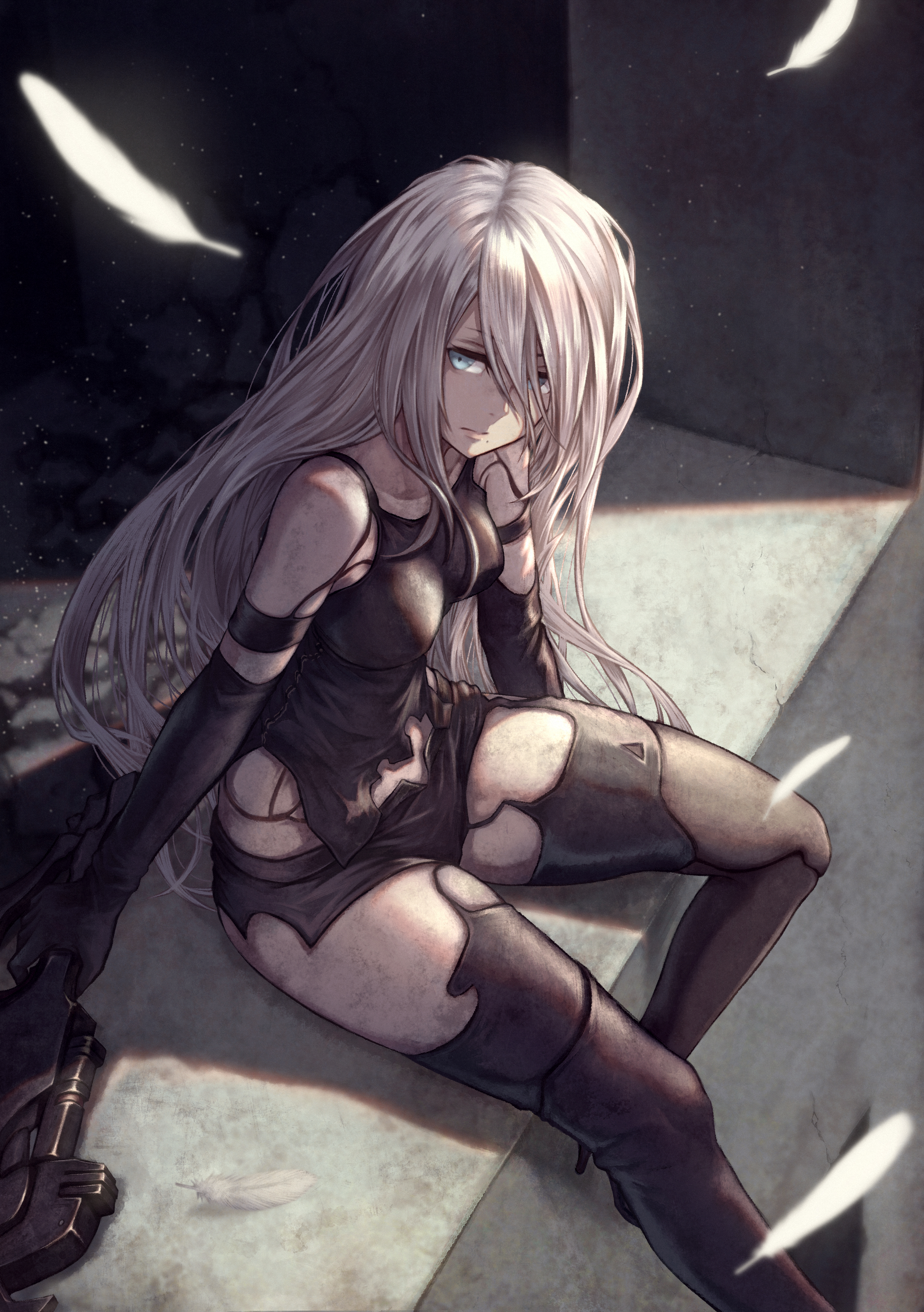 Grafisnya bagus, musiknya keren dan battlenya menarik. A2 Art By Åº· Ãã On Pixiv Nier