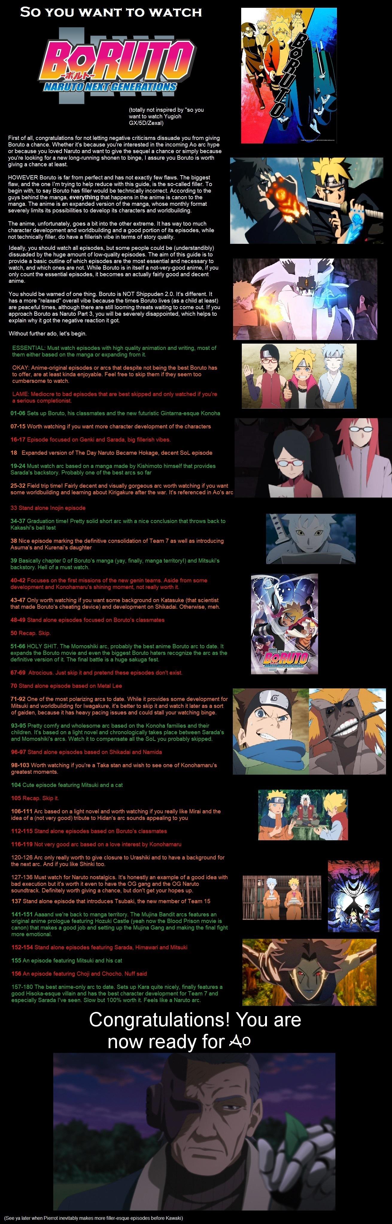 The episodes are directed by hayato date, and produced by pierrot and&nbsp;. Quick Boruto Watching Guide For People Who Are Interested In The Anime R Anime