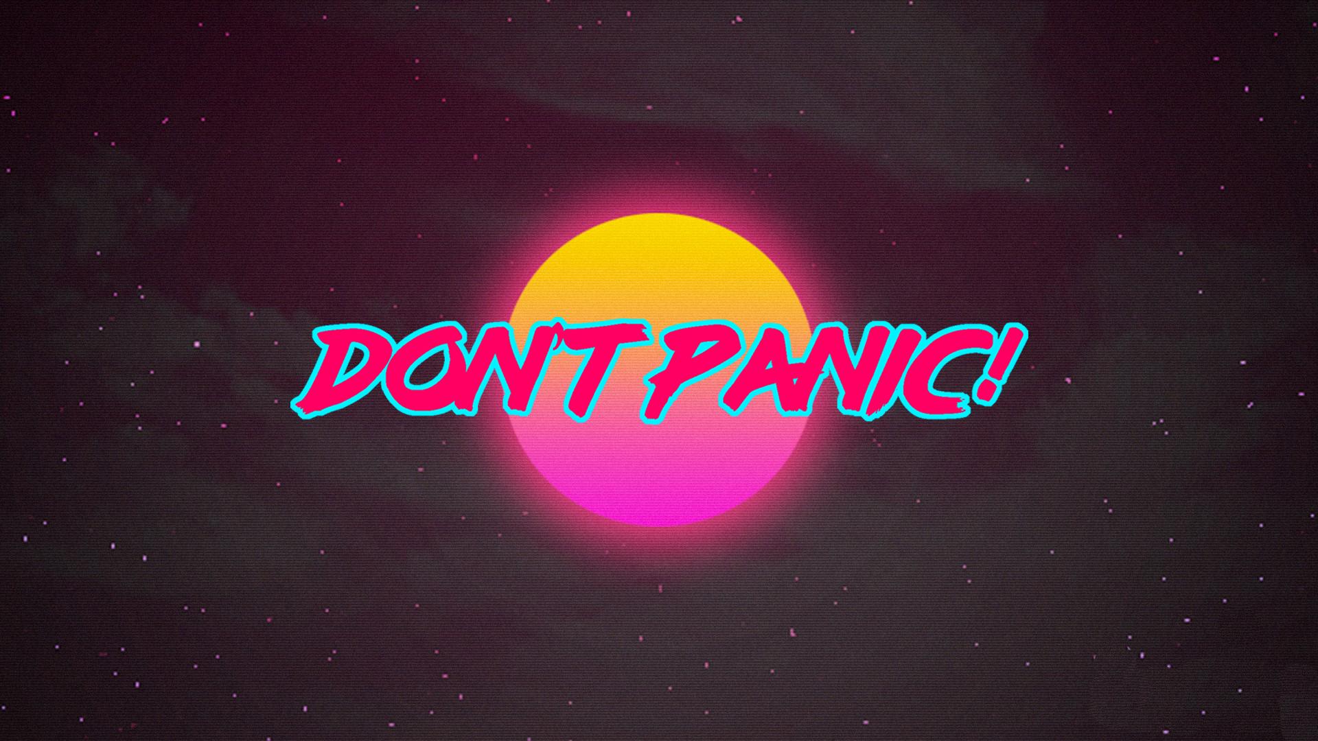 Check out this fantastic collection of don't panic wallpapers, with 44 don't panic background images for your desktop, phone or tablet. Don T Panic 1920 X 1080 R Wallpaper