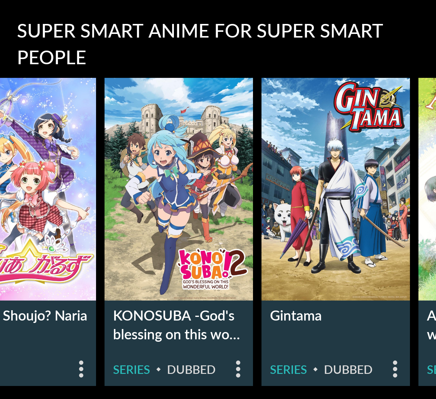 The end of 2020 and there still is no way to find english dubbed shows other than&nbsp;. Interesting Choice Crunchyroll No I Don T Watch Dubbed Anime Pls No Attack Animemes