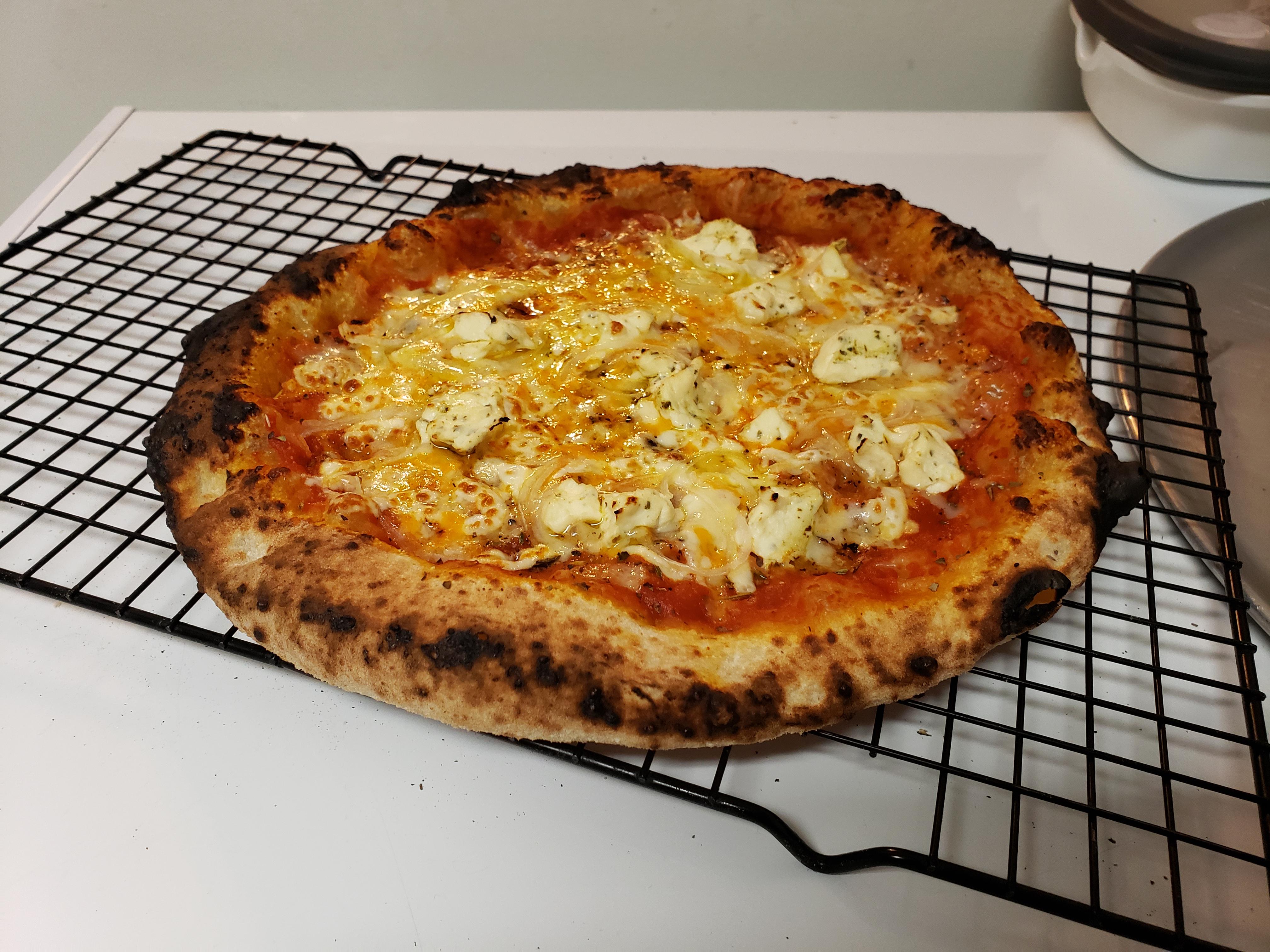 New York Style Pizza Dough Ooni Kielbasa and Sauerkraut