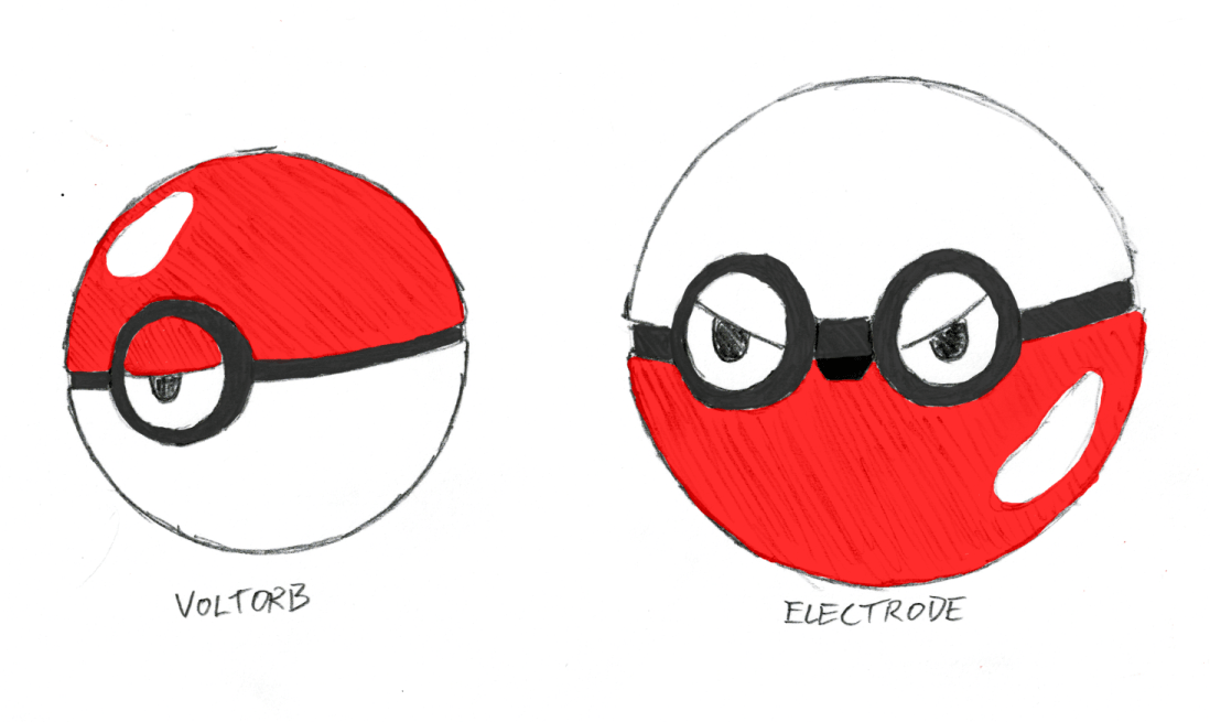 These memes appeal to adults and children alike. I Sketched Out A Redesign of Voltorb and Electrode : pokemon