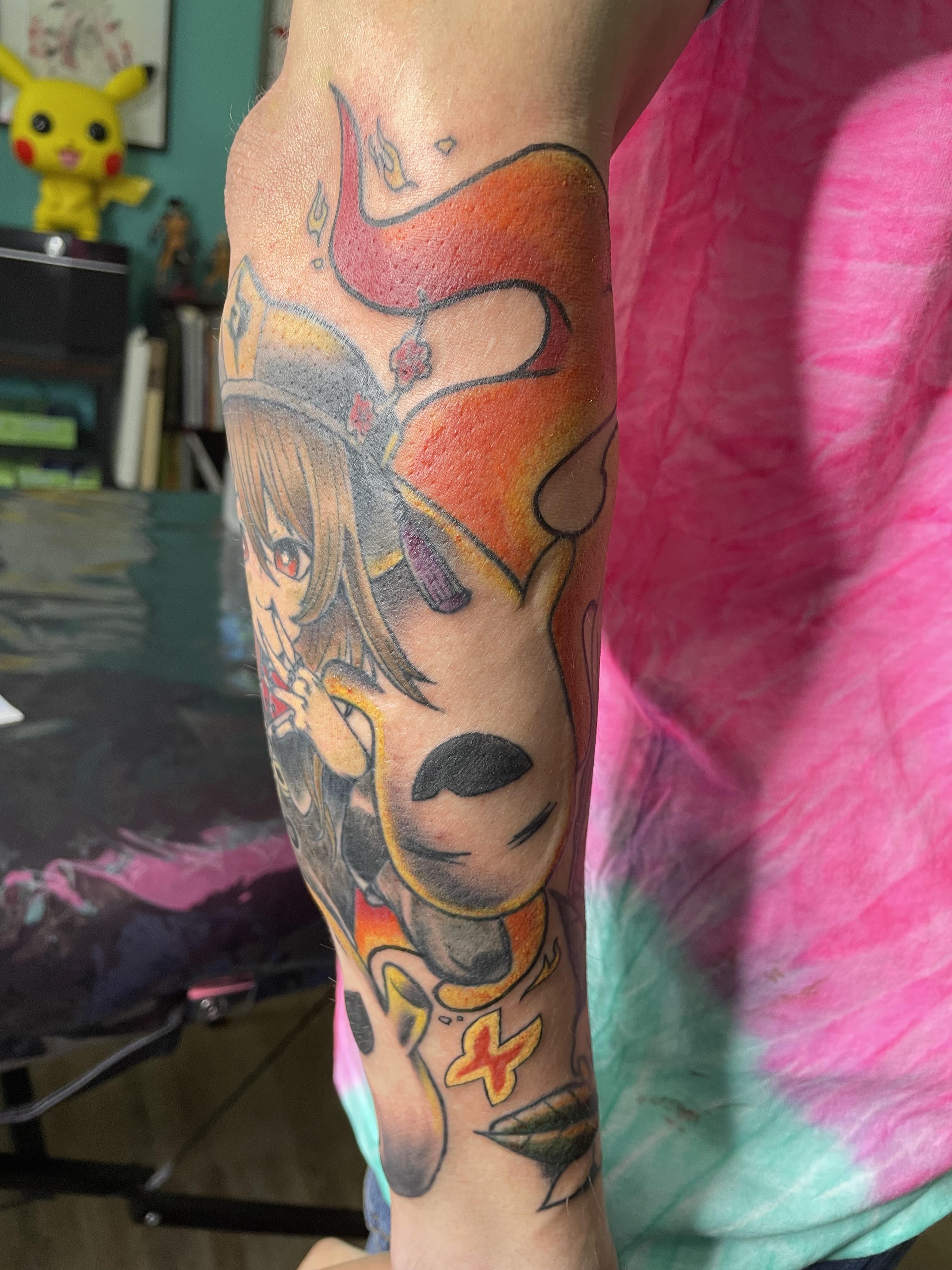 My New Hu Tao Tattoo : R/Genshin_Impact 4032_x_3024_jpg