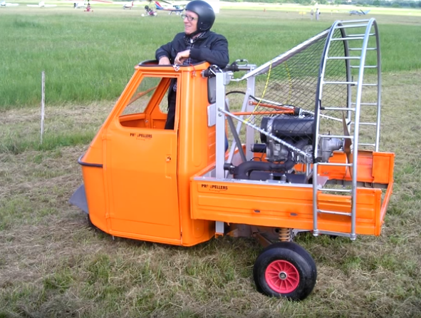 Piaggio Ape 50 Paraglider Takeoff Video In The Comments Weirdwings