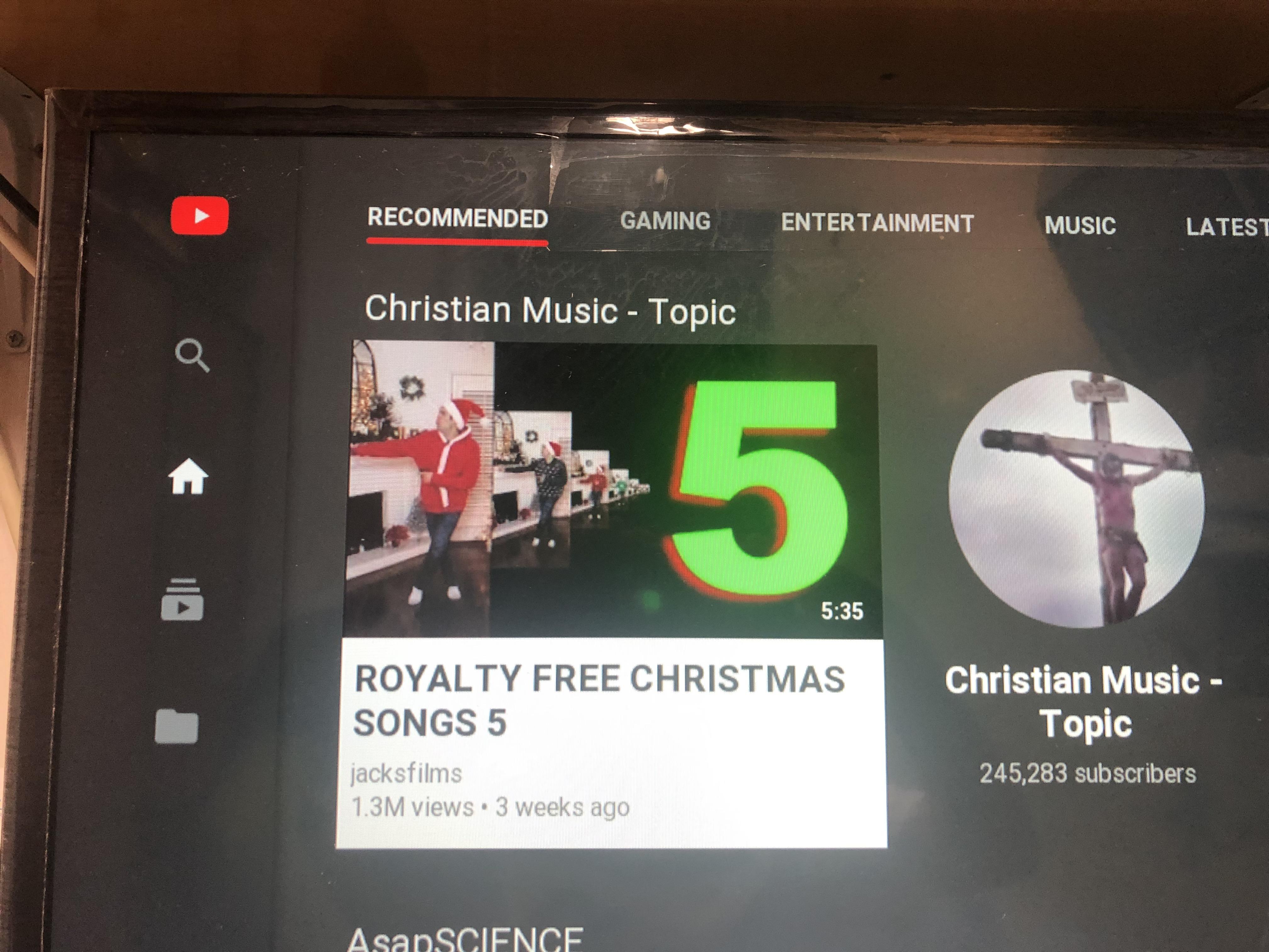 Or download hundreds of other . Youtube On My Tv Thought He Was Christian Music R Jacksfilms