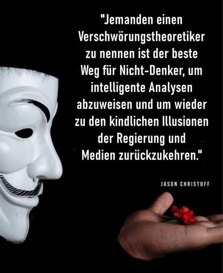 Verschworungstheoretiker Intelligenter Analyst 600euro