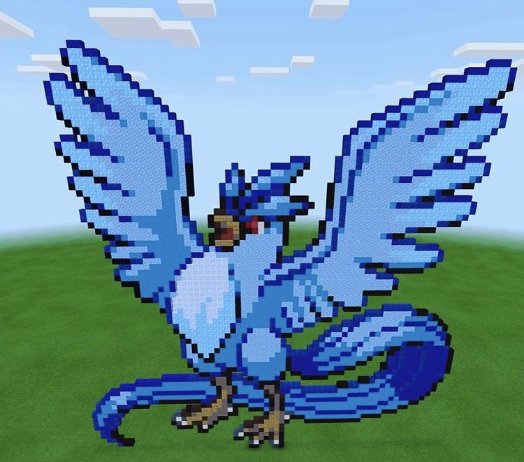 Legendary Pokemon Pixel Art Easy Legendary Pokemon Pixel Art Grid Pixel Art Grid Gallery It Is Part Of The Kanto Legendary Birds Along With Articuno And Moltres Bryant Larrison