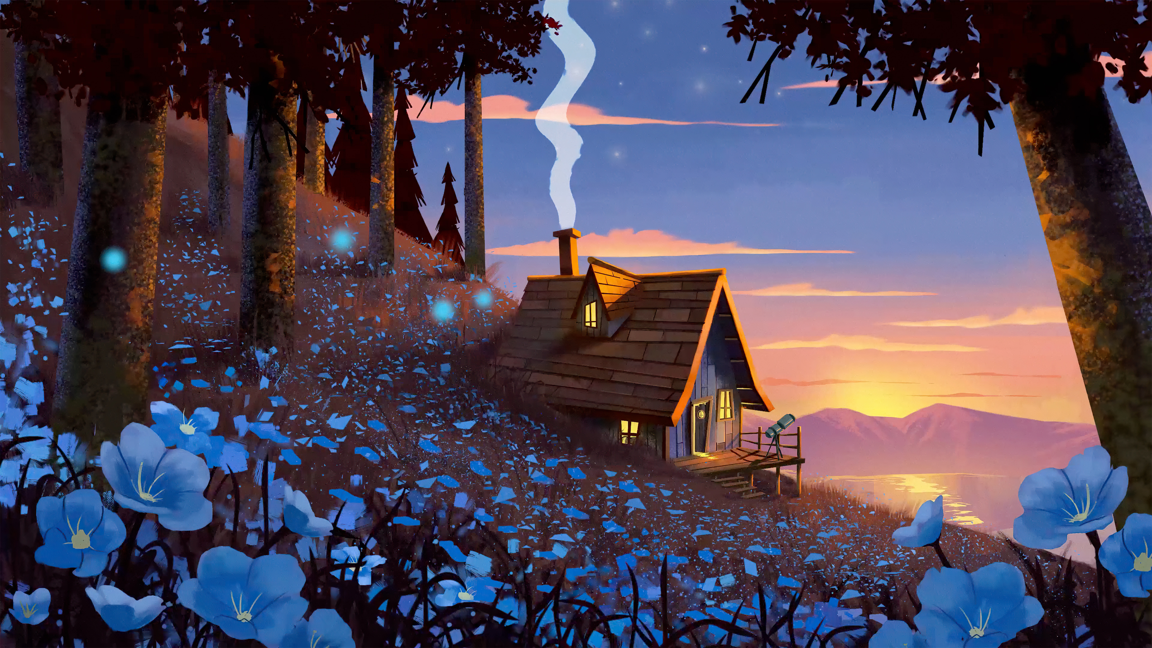 2,093 free images of forest house. House In The Forest 3840x2160 R Wallpaper