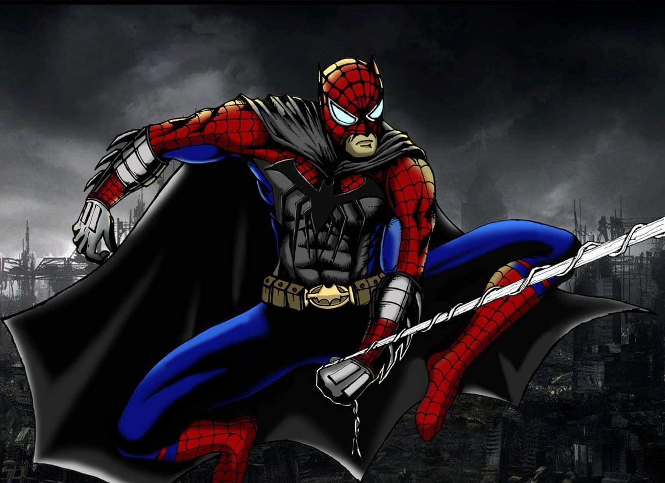 Spidy Batman Spiderman Batman Fusion R Zhcsubmissions