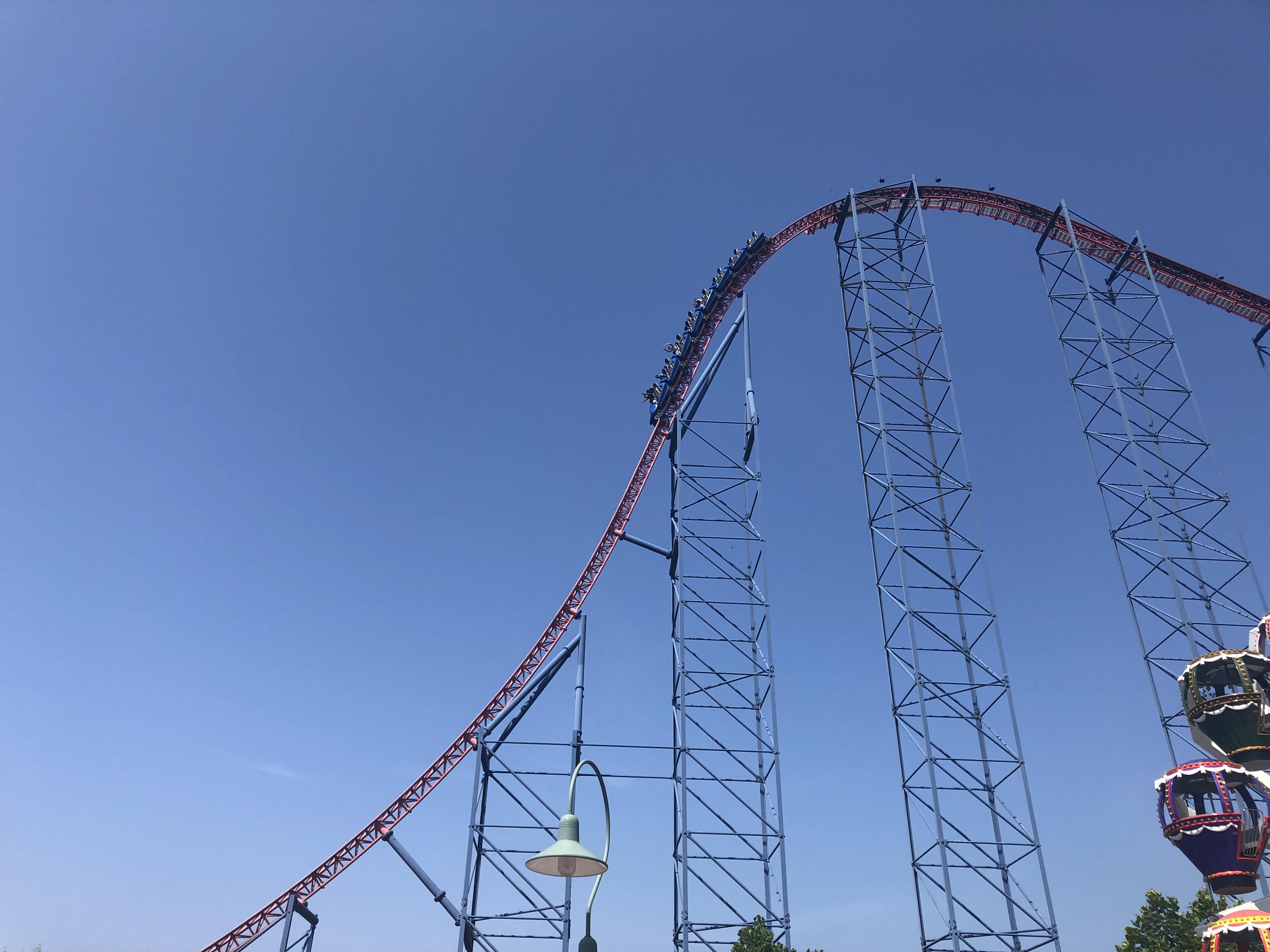 Superman Ride Of Steel At Six Flags America July 29 2019 Tr In Comments Rollercoasters