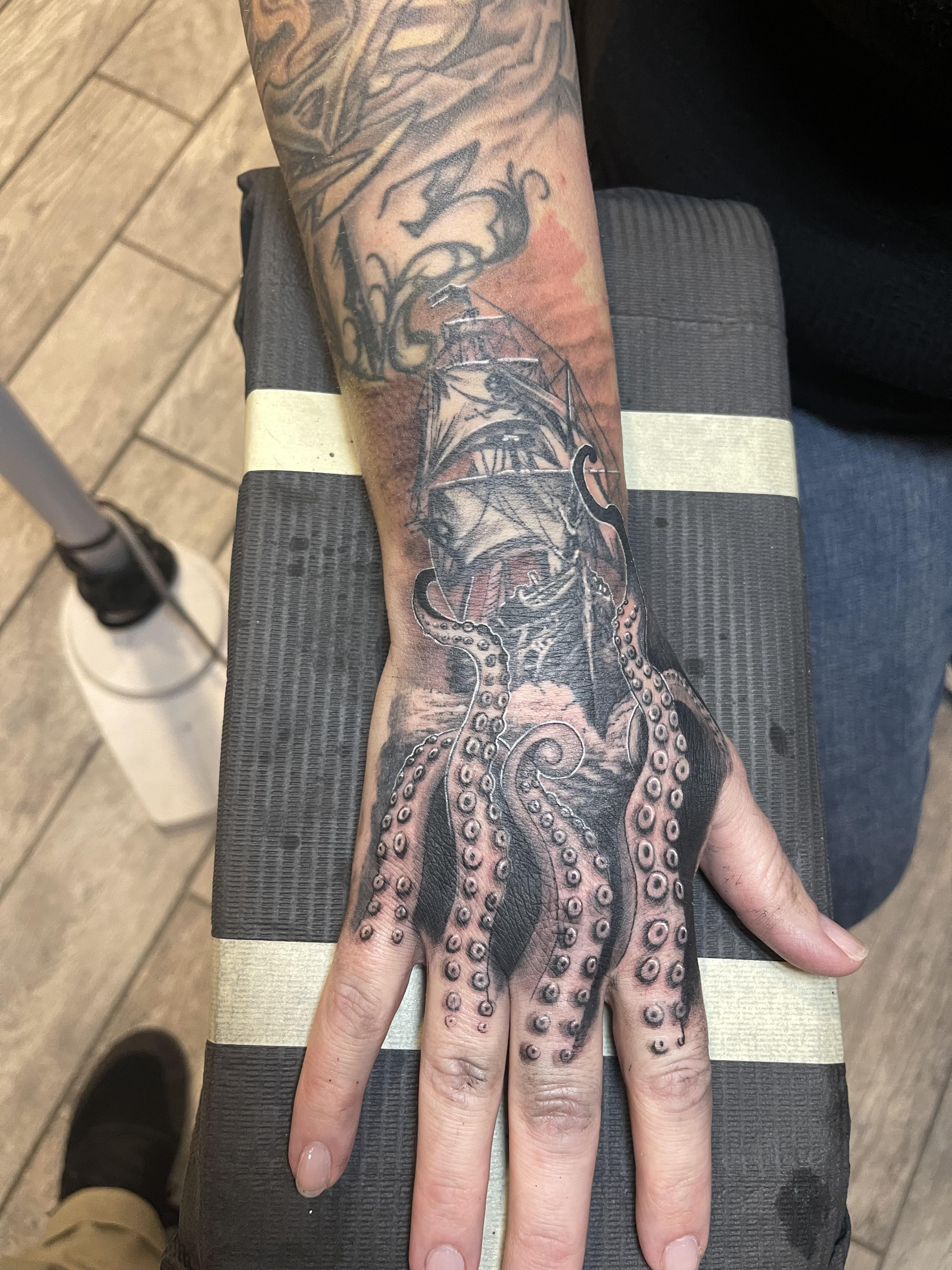 My Hand Tattoo Done By Chris Gonzalez At Fatkats In Ac, Nj. : R/Tattoos 4032_x_3024_jpg