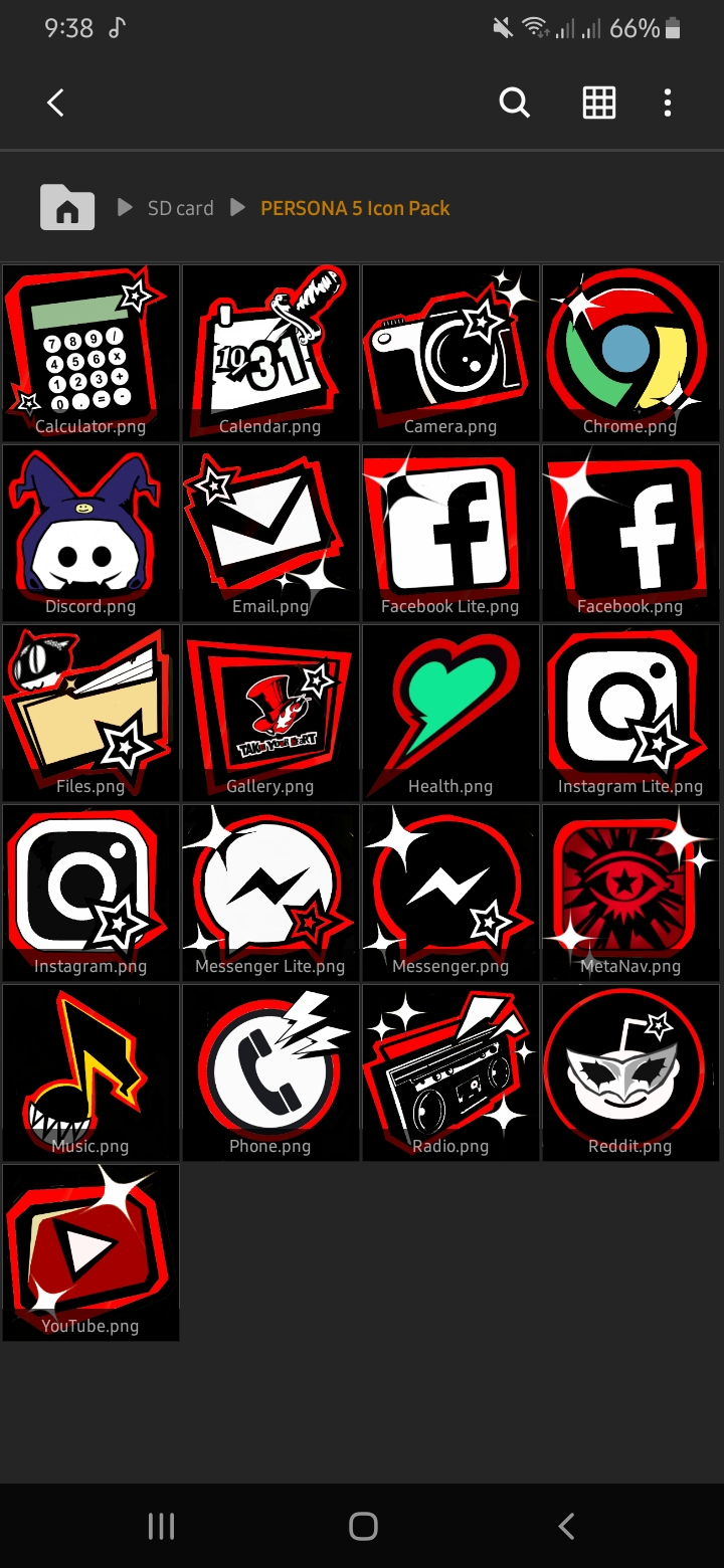 All New Persona 5 Icon Pack For Android Ios Wip What Do You Think R Persona