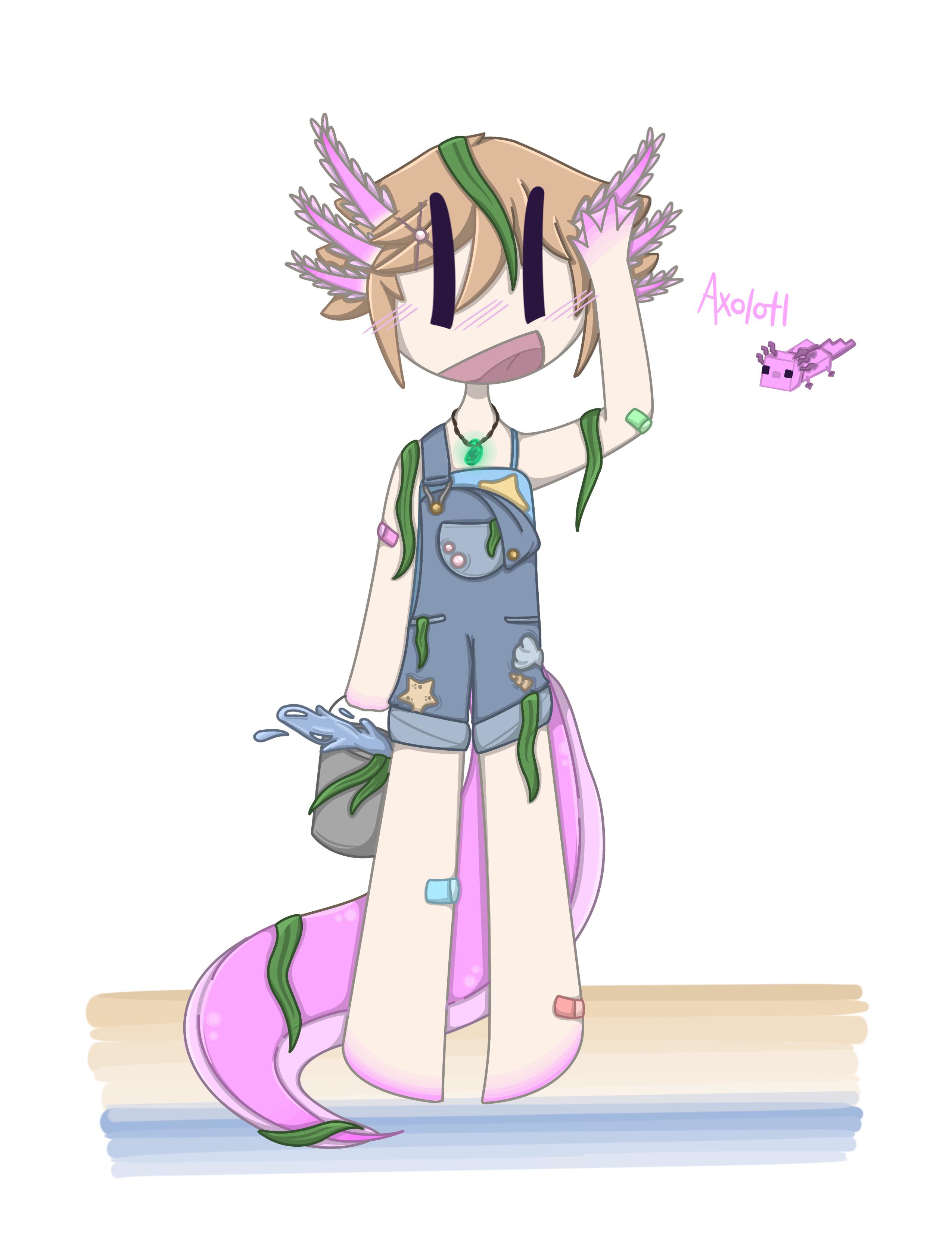 Im Trying To Draw All The Mobs And Since Everyone Loves The New Axolotl I Thought I D Post It Minecraft