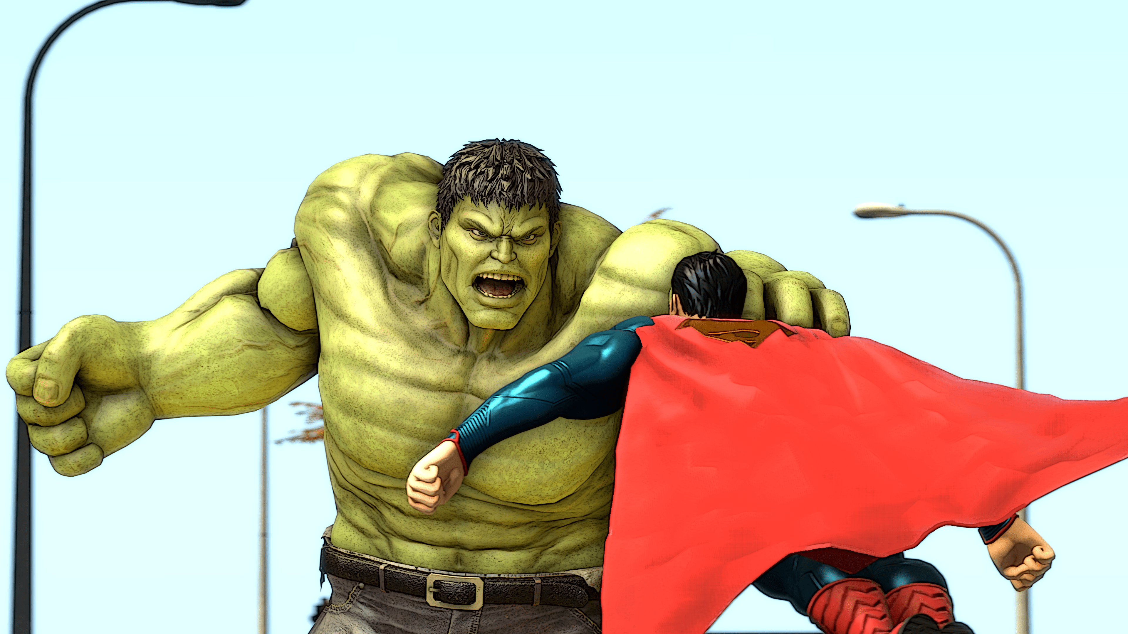 Hulk Vs Superman R Sfm