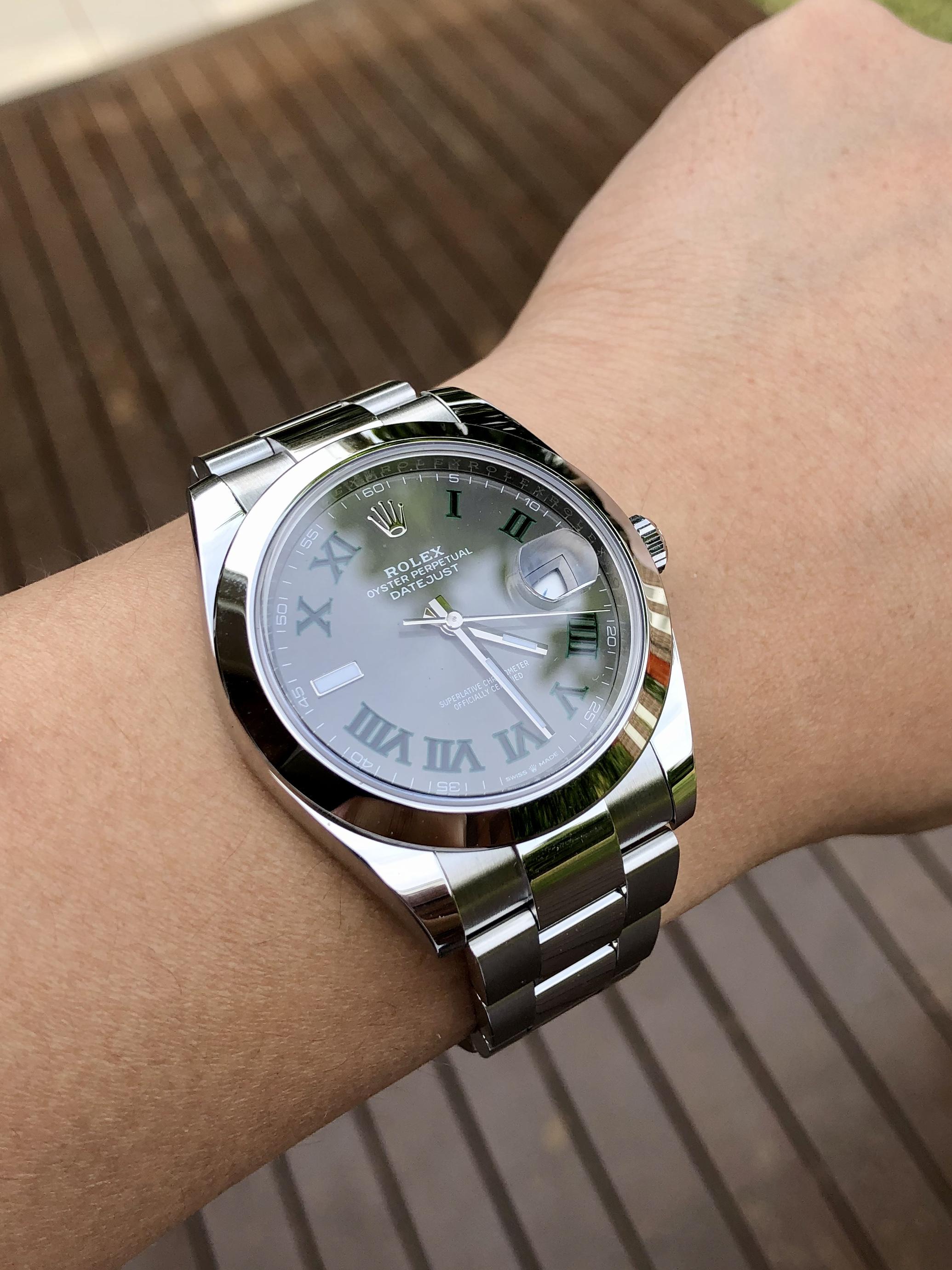 Got The Call From Ad Datejust 41 Wimbledon Rolex