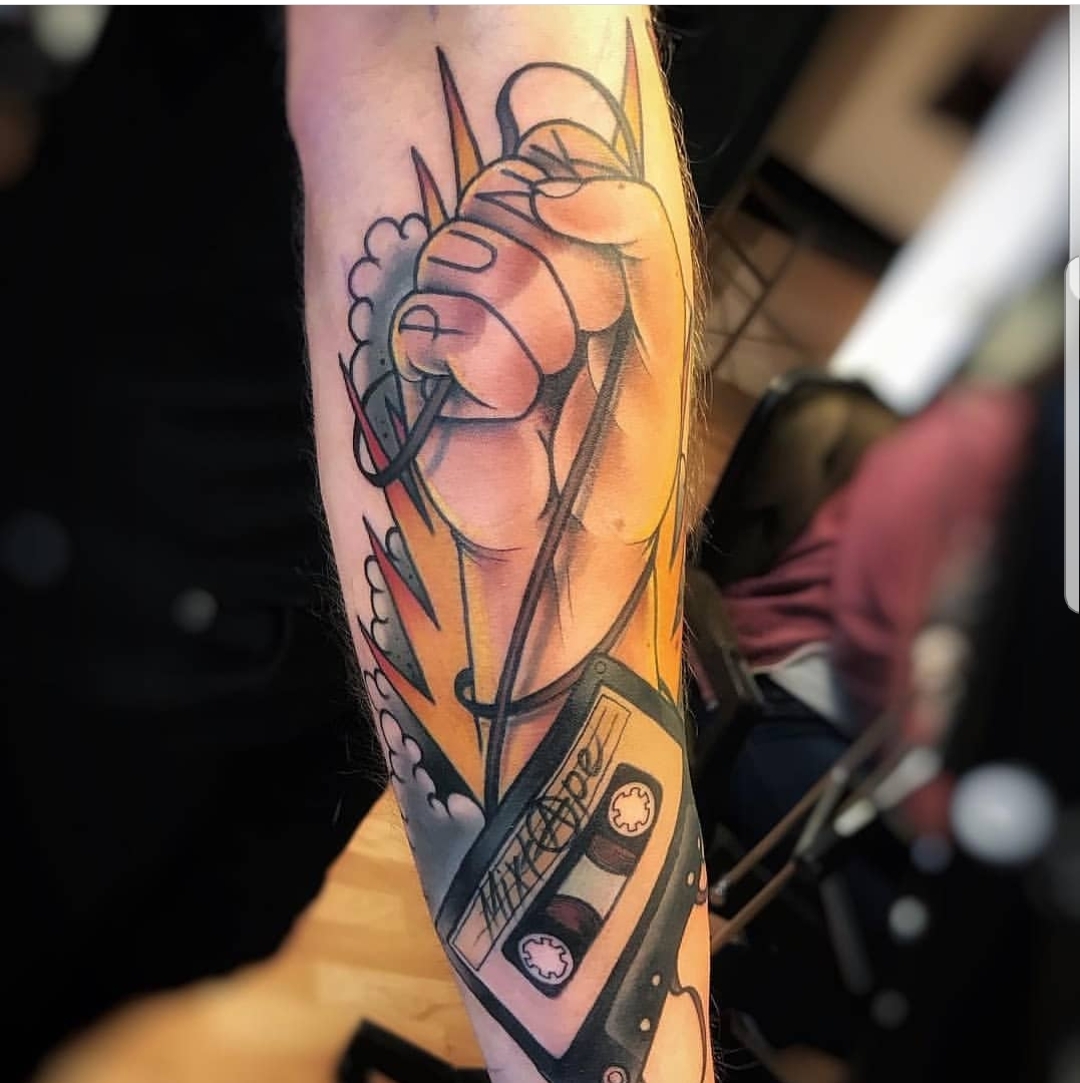 Punk Tattoo I Got Made By Jakob At Studio Artcore In Halmstad Sweden Tattoo
