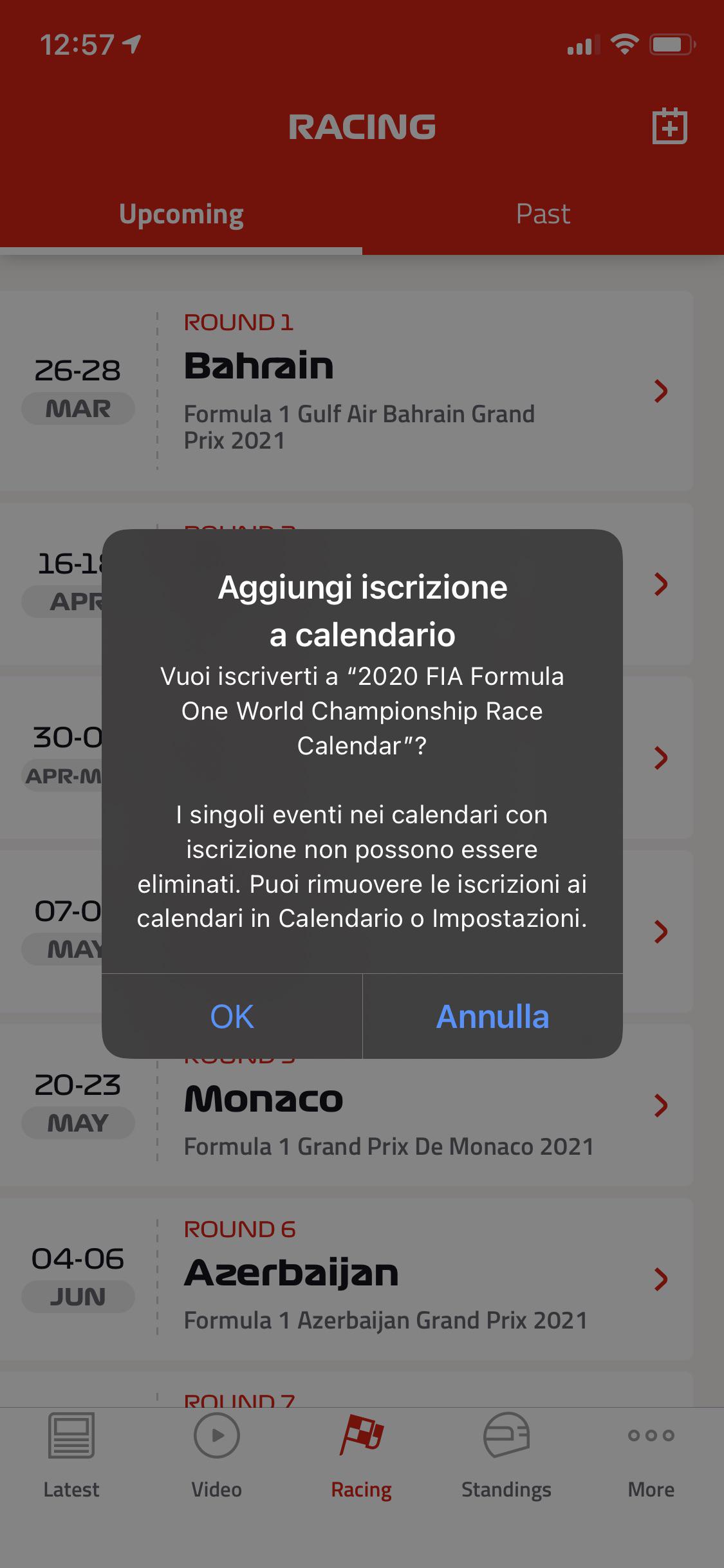 Mis niets van de f1 en max verstappen. F1 2021 Calendar Bug Problem The Calendar Of The 2021 Season Is Still Trying To Save The Upcoming Races To The 2020 Calendar Instead Of The 2021 I Tried To Cancel The Old