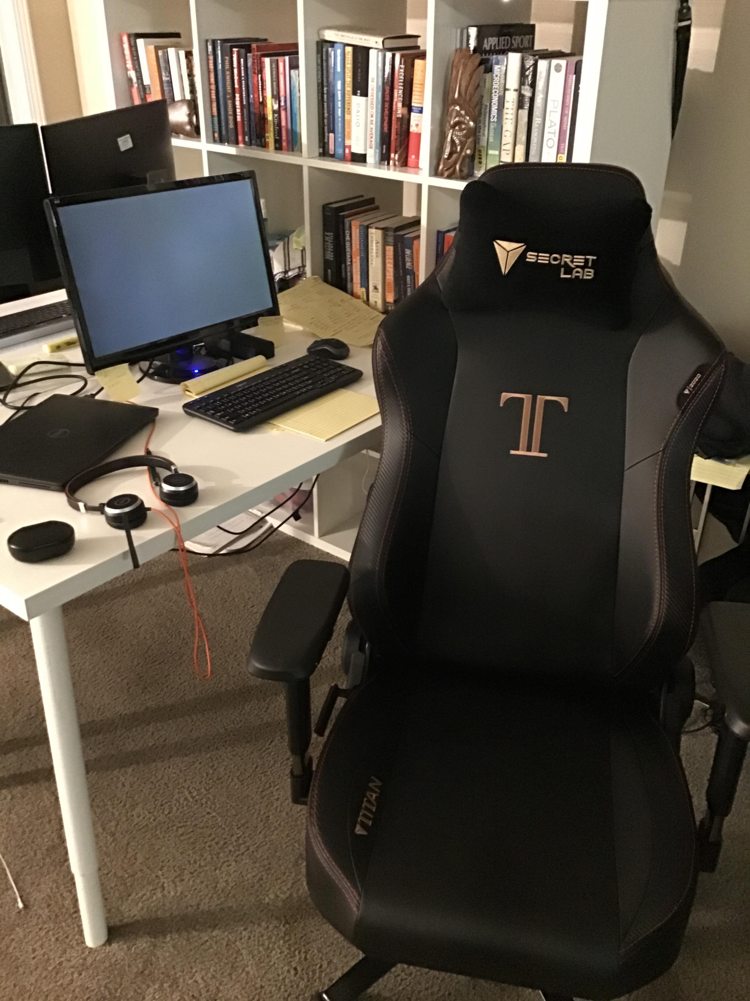 Secretlabs Desk - At home set up completed with secret lab chair : WFH