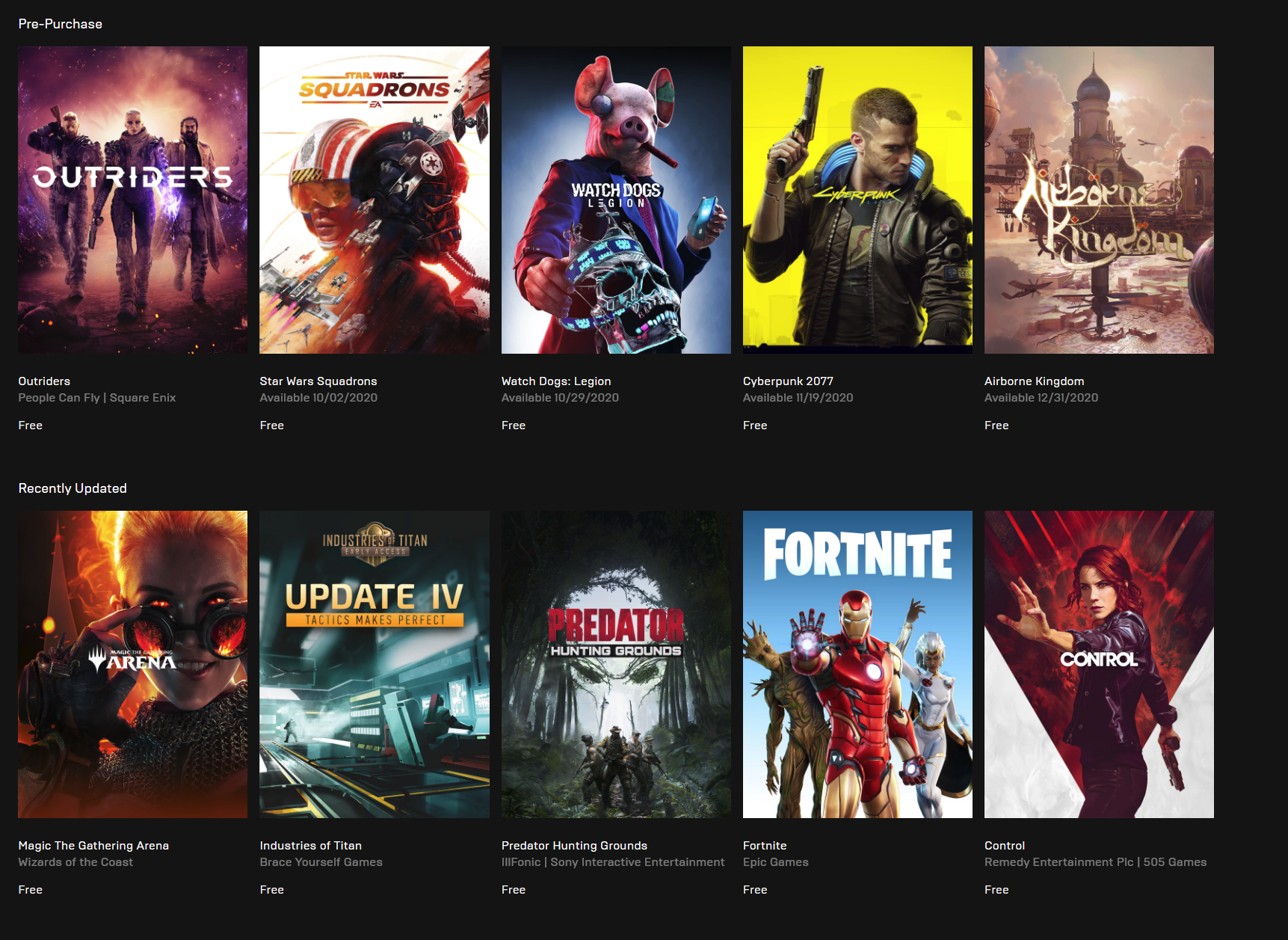 So i have a few questions. Epic Is Going A Little Wild With These Free Games Client Bug R Epicgamespc