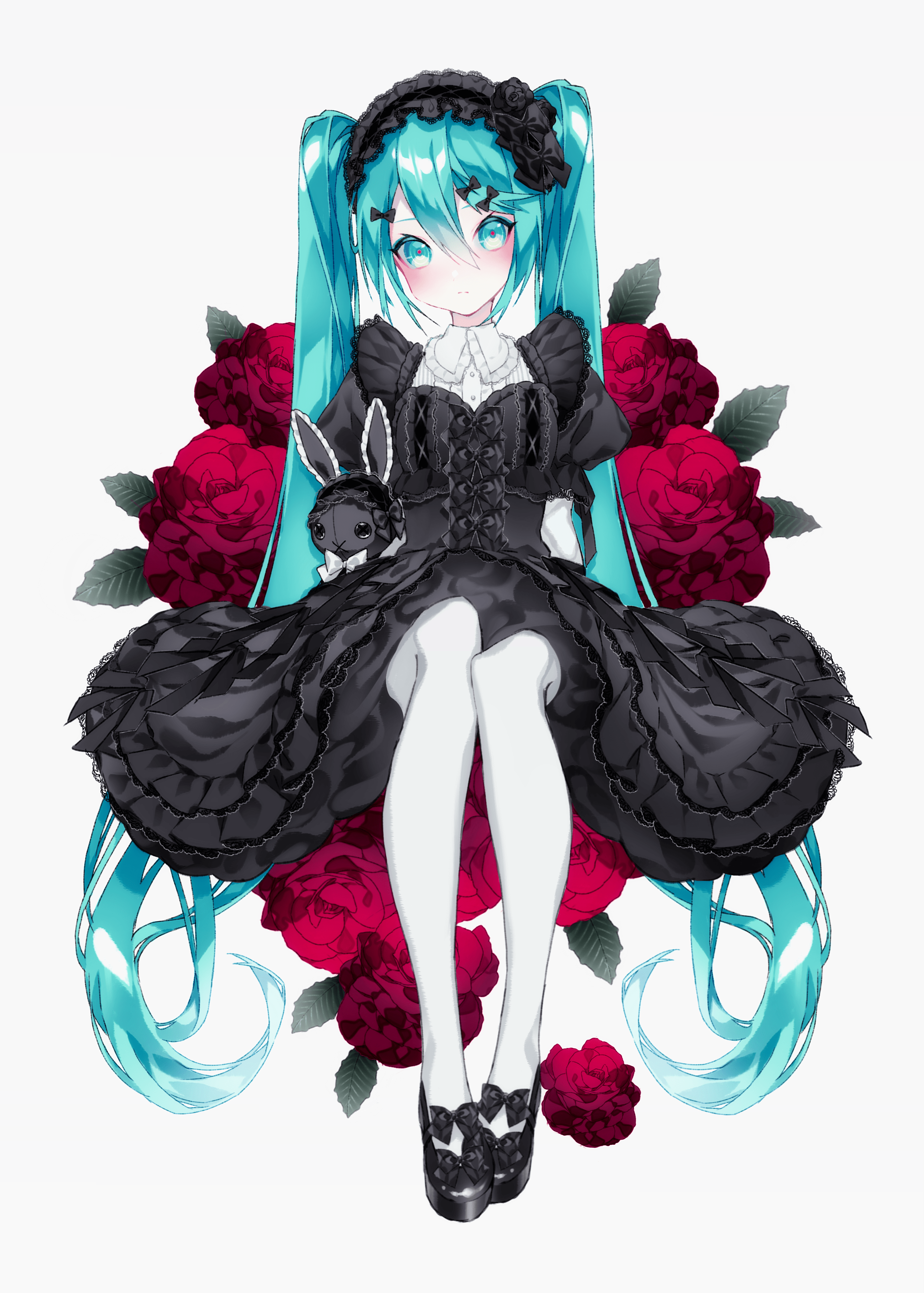 Like two other guys, she was killed by scientist. Gothic Hatsune