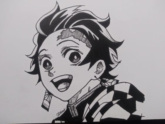 Today i'll be guiding you through the steps of drawing anime. Manga Drawing Of Tanjiro R Demonslayer