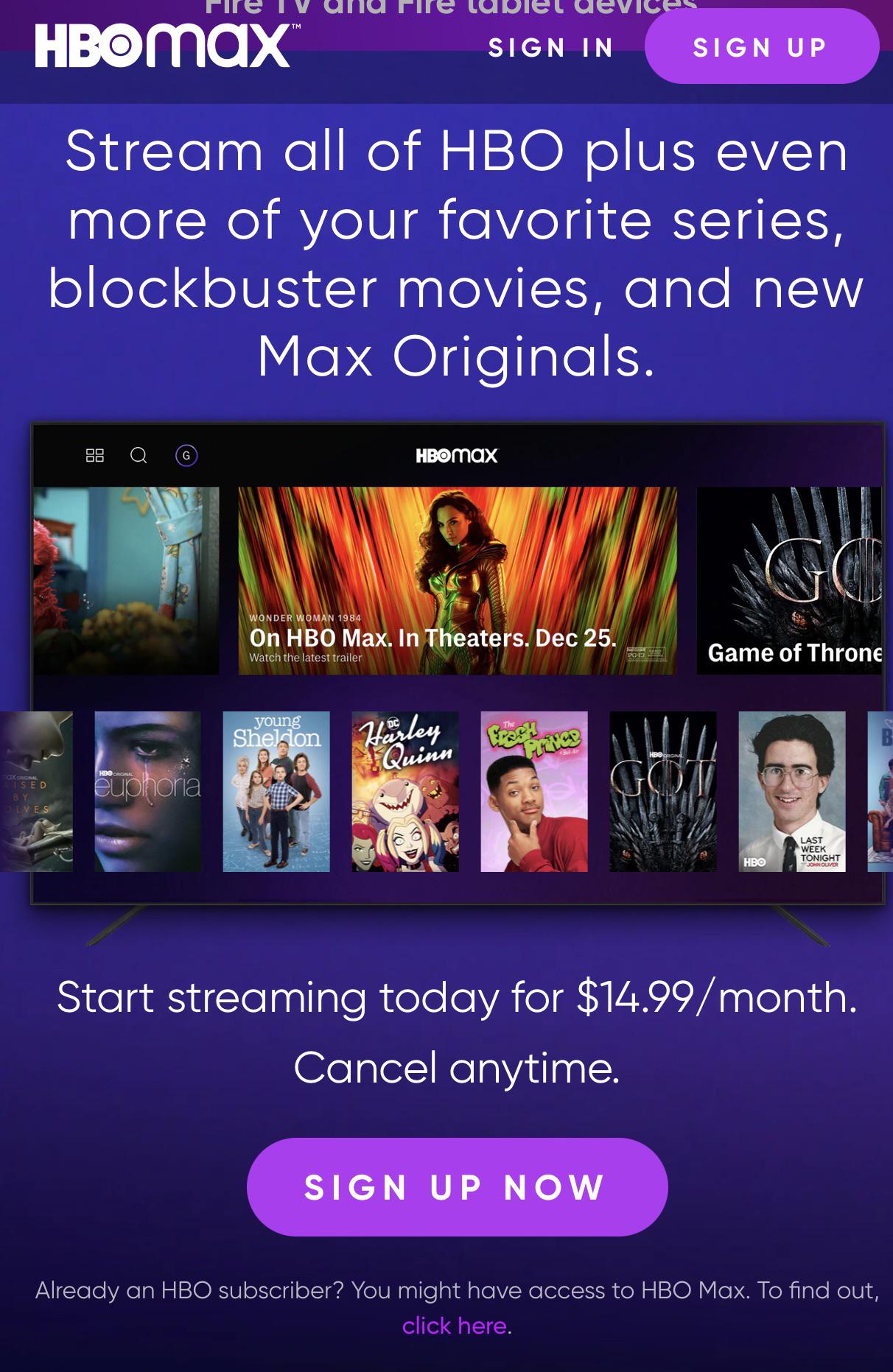 Jon snow may know nothing, but you don't have to fall into the same trap. As Expected The Free Trial Is Gone R Hbomax