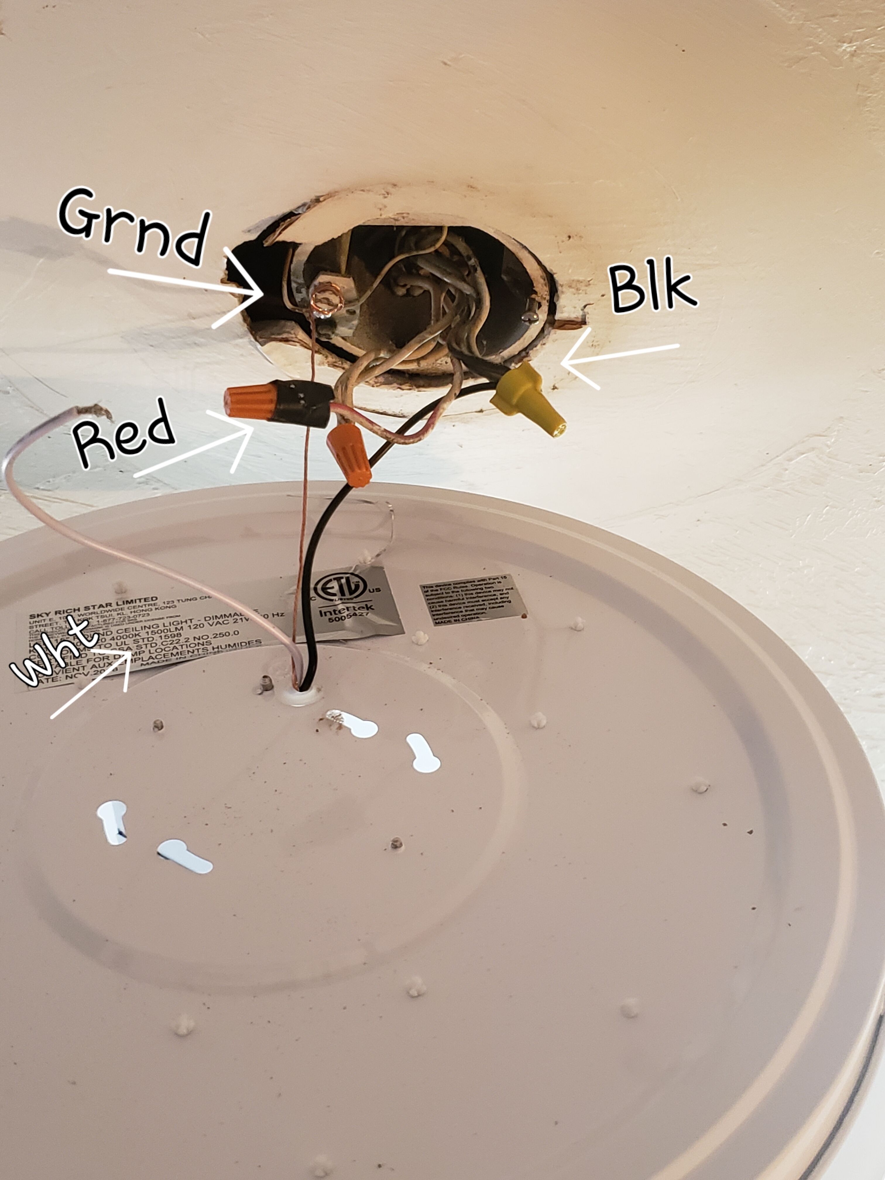 Electrical Wiring Ceiling Light Old Electircal In