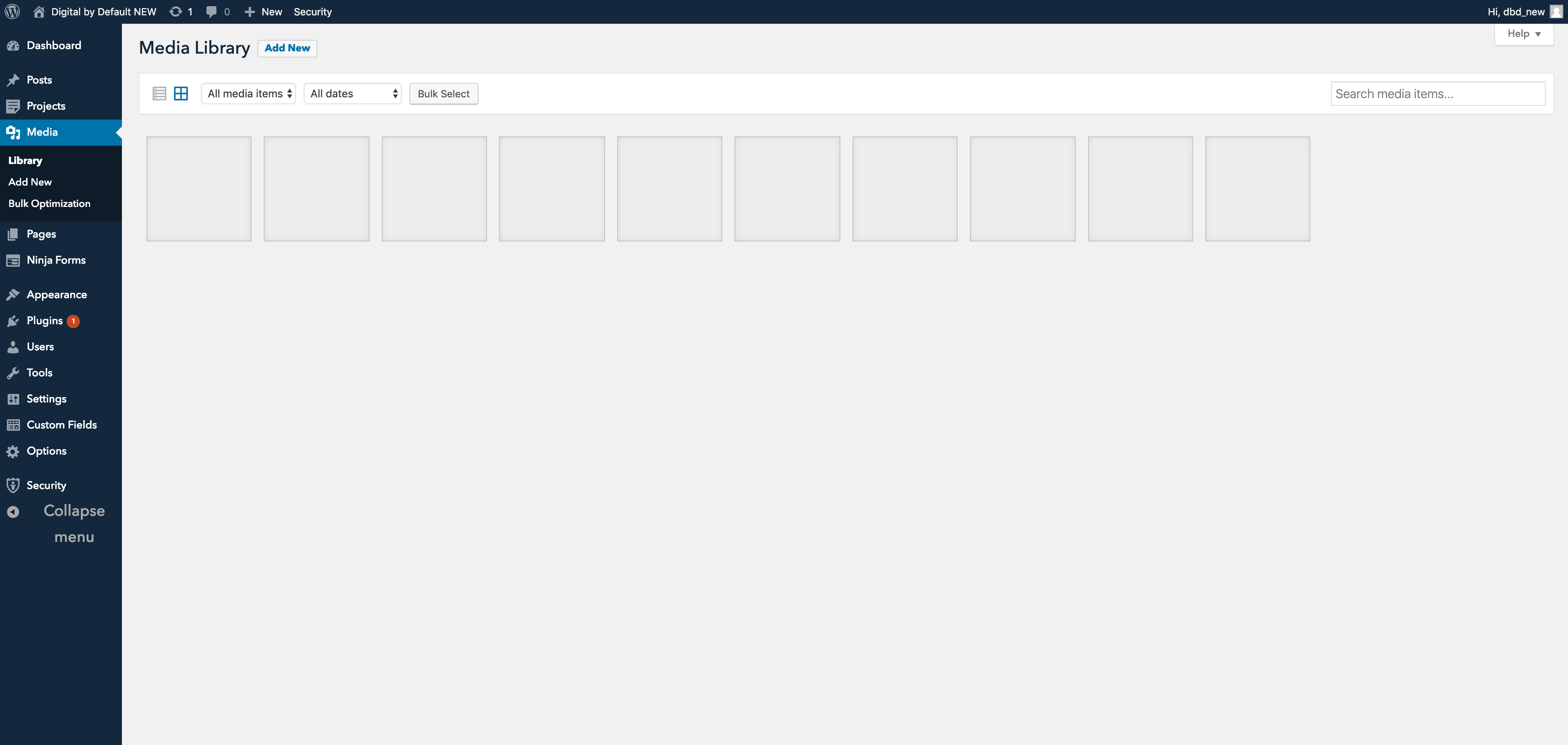 You have uploaded media or copied media files to the . Thumbnail Images Missing In Wp Media Library Wordpress Development Stack Exchange