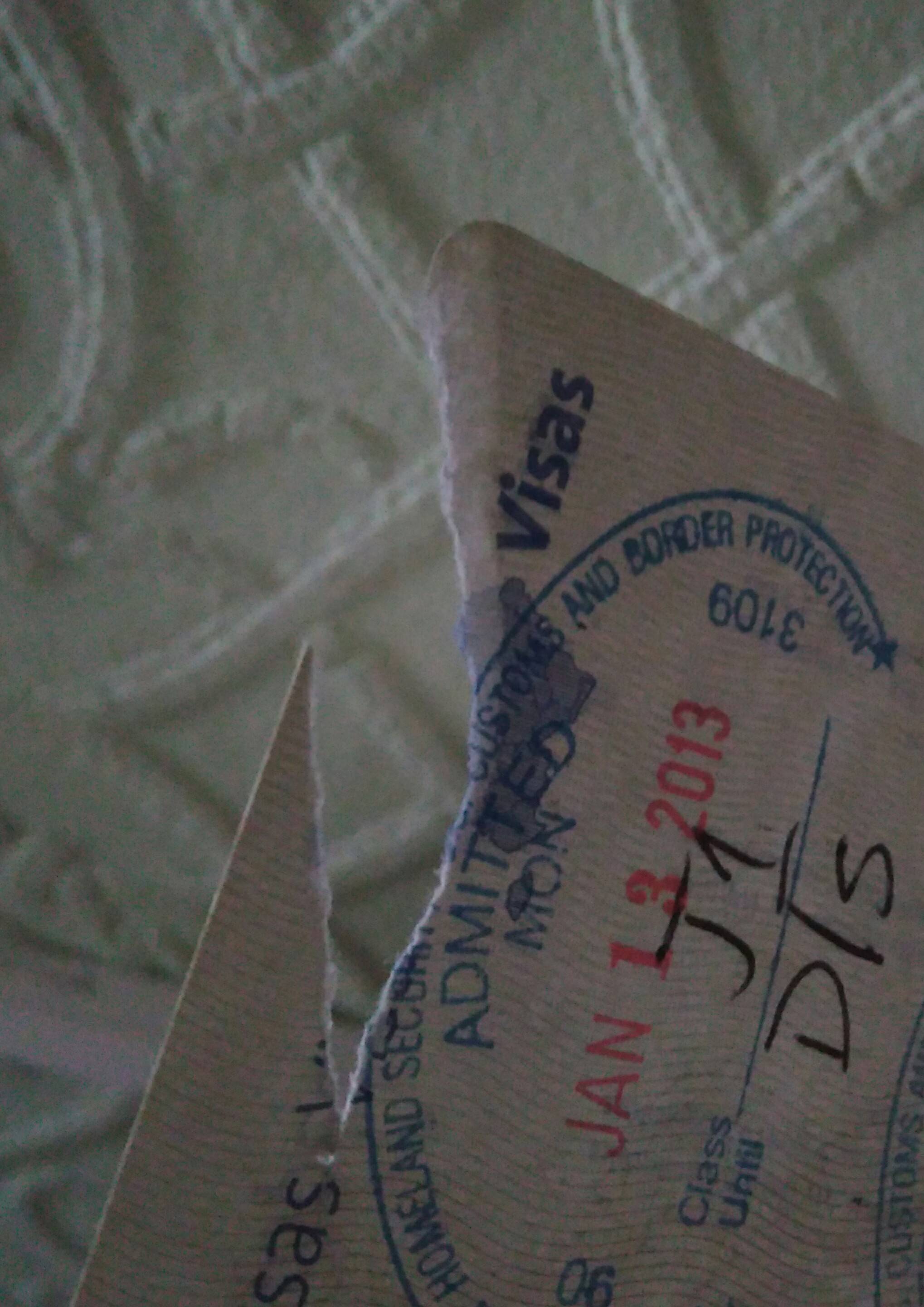 The chip or antenna shows through the end paper on the back cover for the new style. Is My Damaged Passport Still Valid Travel Stack Exchange
