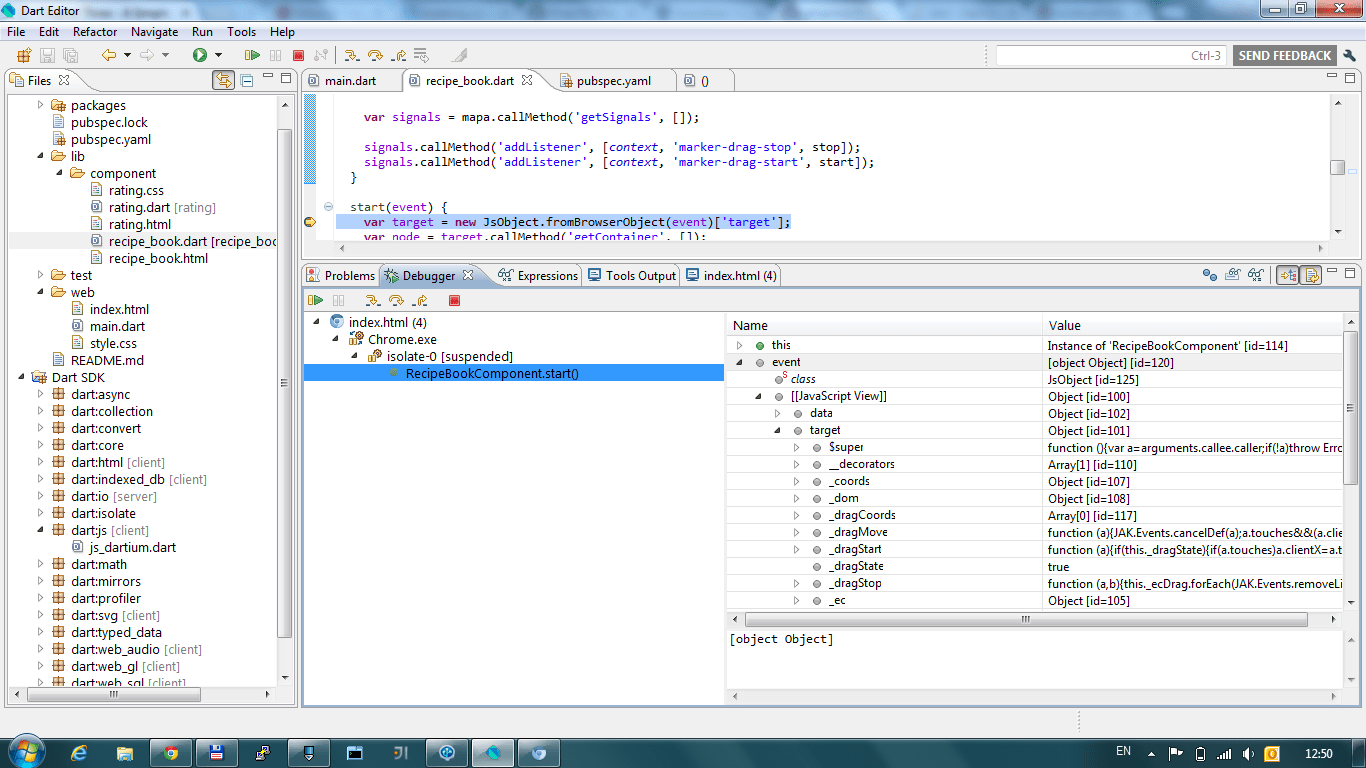 Angular Dart Javascript Interop Error Stack Overflow