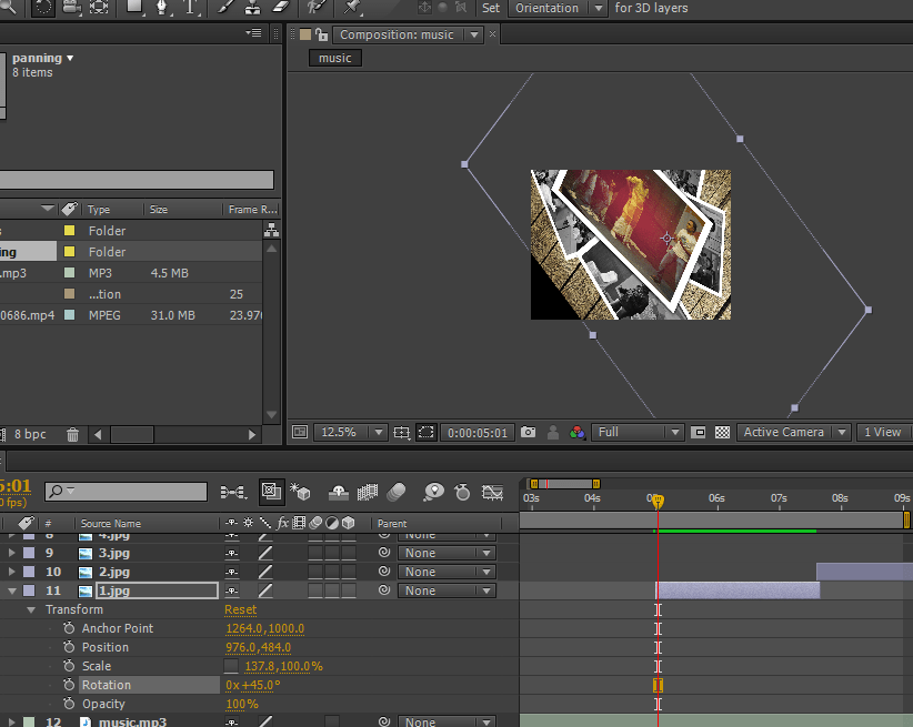 How To Resolve Shearing Issue While Rotating Image In Adobe After Effects Video Production Stack Exchange