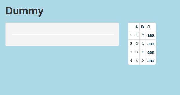 R Shiny 如何更改表格的背景颜色 码农家园