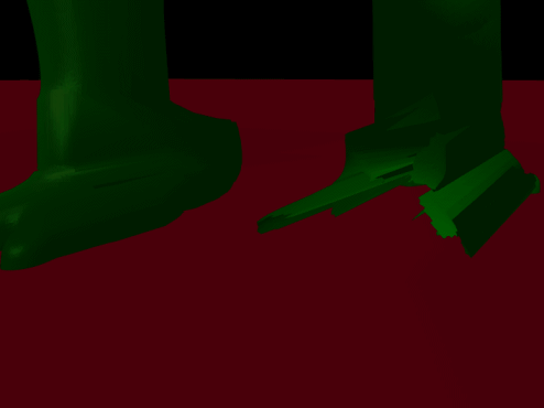 Blender Exported Json Model Shows Wrong Animations In Three Js Stack Overflow