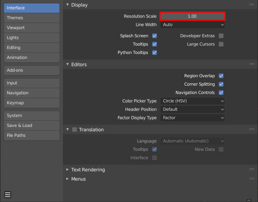 How Can I Adjust Text Size Of The Interface In Blender 2 8 Blender Stack Exchange