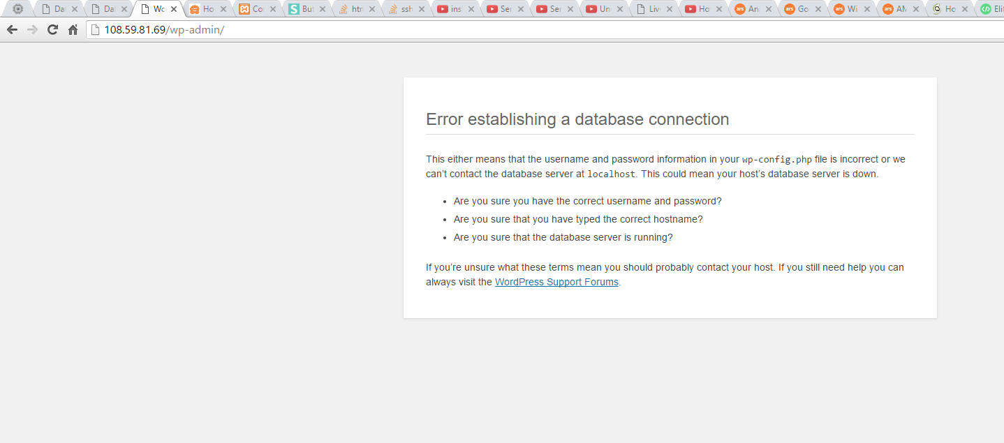 This article will cover six possible solutions to fix the issue. Getting Error Establishing A Database Connection After Changing Wordpress Theme S Files Stack Overflow