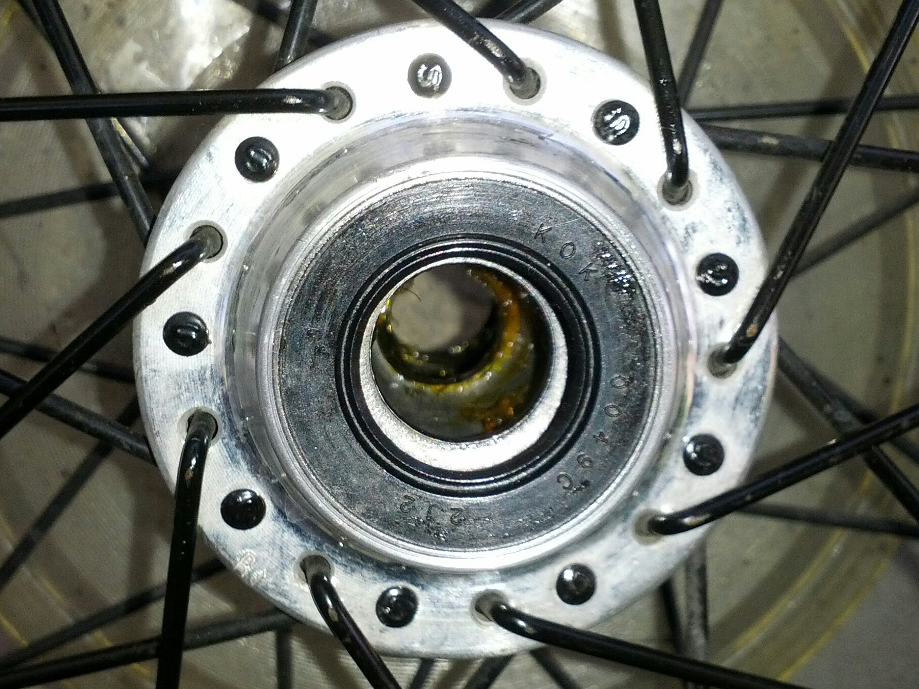 Basic info, axle rear 3/8 standard. bearings - Hub rebuild - cone dust cap conflict, hub