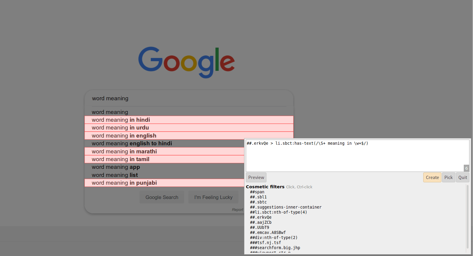 Could be a “चेतावनी के शब्द” as well). Whenever I Search For The Meaning Of A Word The Suggestion In Hindi And Others Appears On Google Web Applications Stack Exchange
